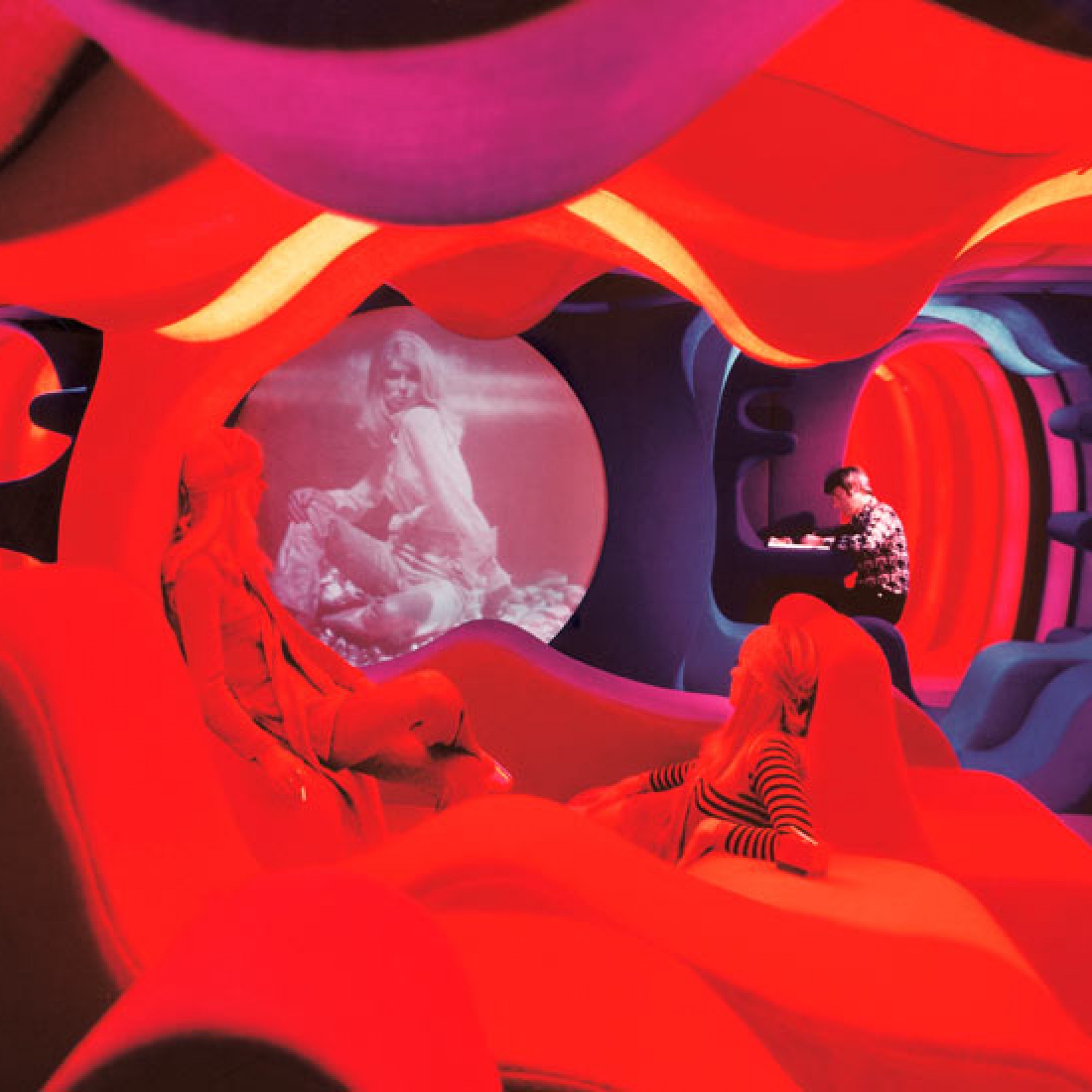 Fantasy Landscape, Visiona 2, Kölner Möbelmesse 1970. (Panton Design Basel)