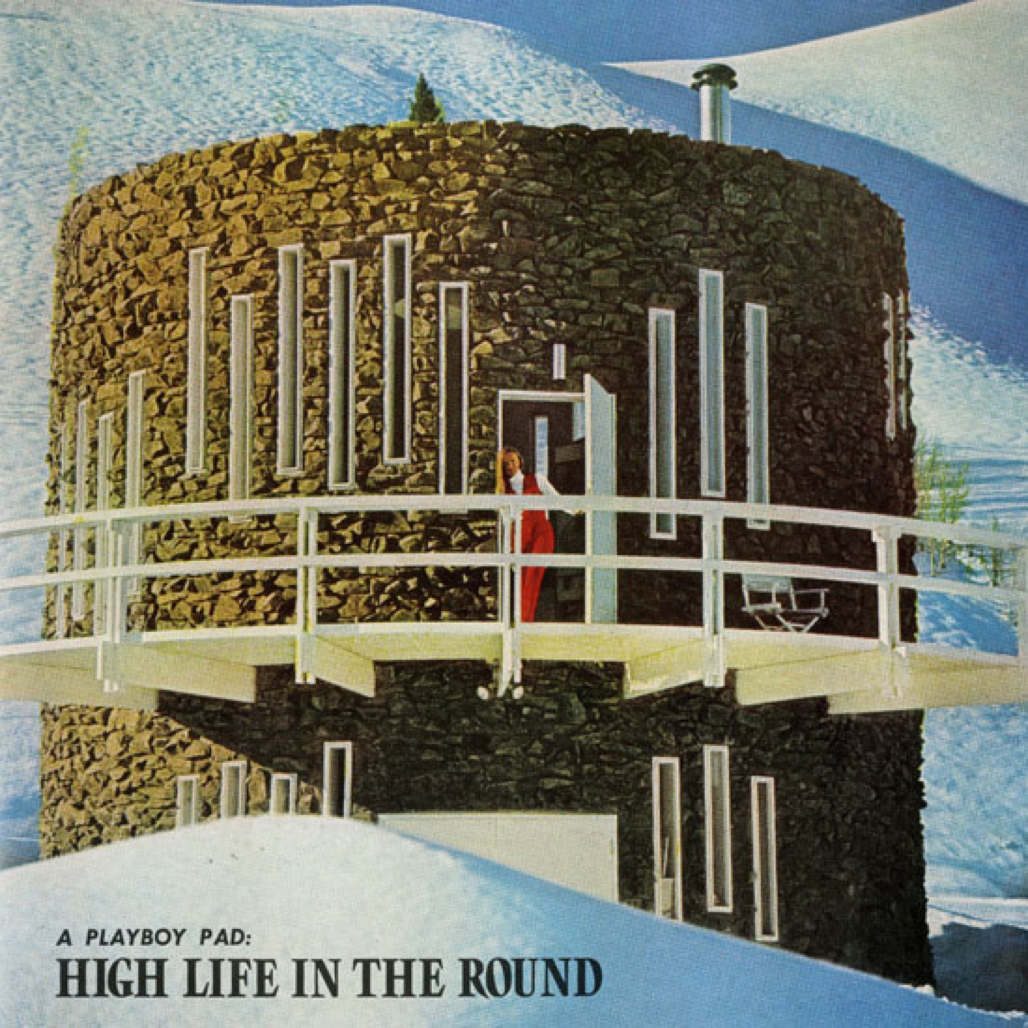 High life in the round,  Architekt: John Koppes, Playboy, Oktober, 1968.  (Playboy Enterprises International, Inc.) 