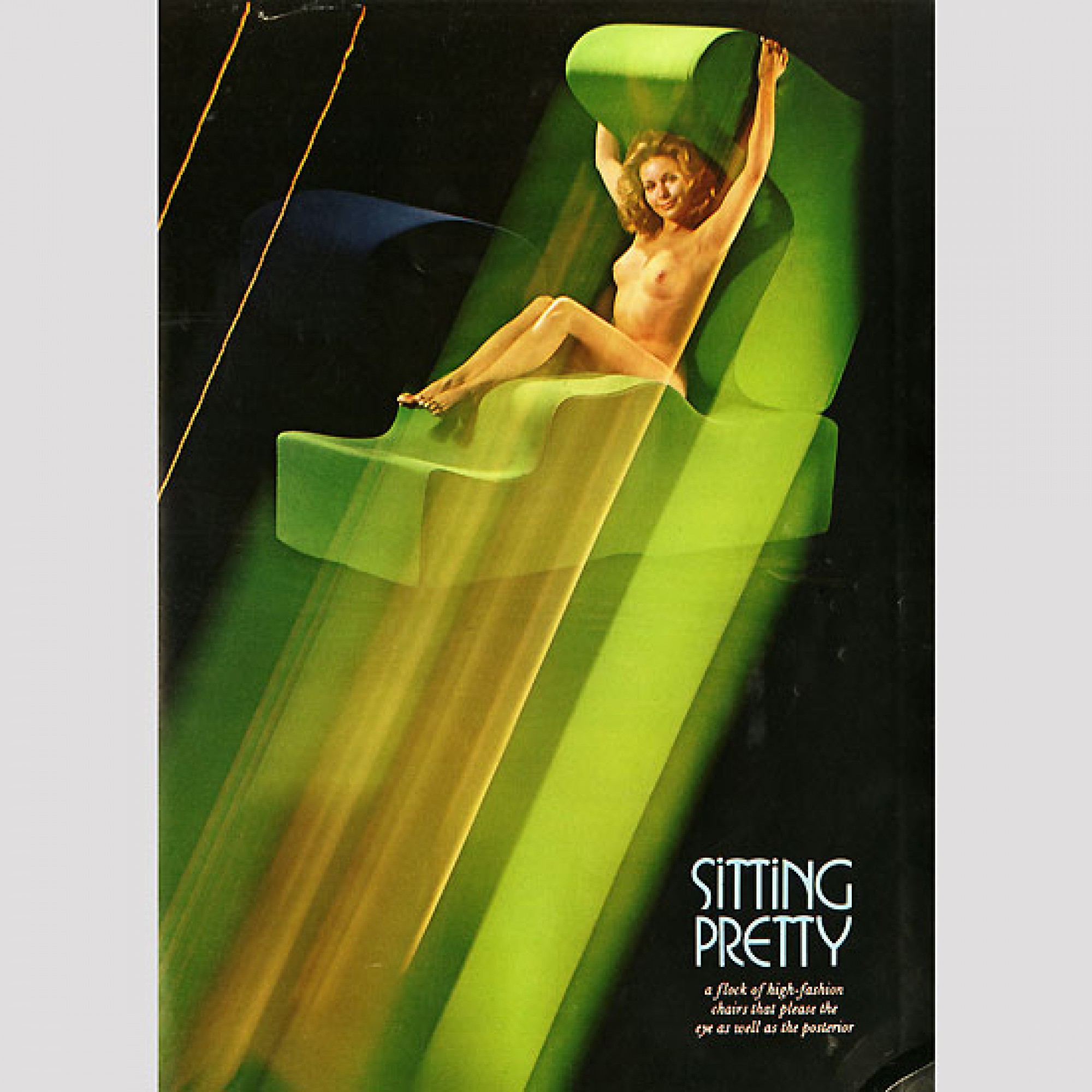 Malitte Chair, Playboy, Februar, 1973. (Playboy Enterprises International, Inc.) 