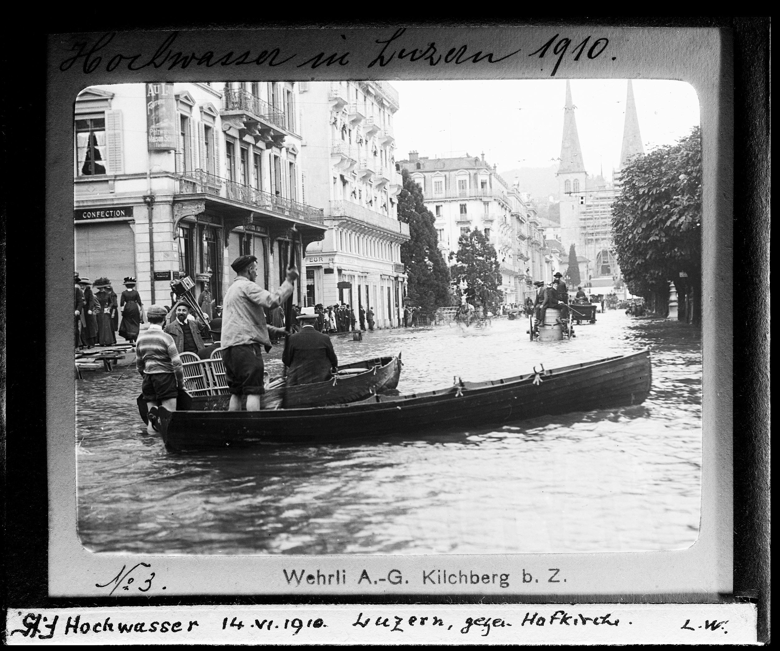 Hochwassers im Juni 1919, Luzern