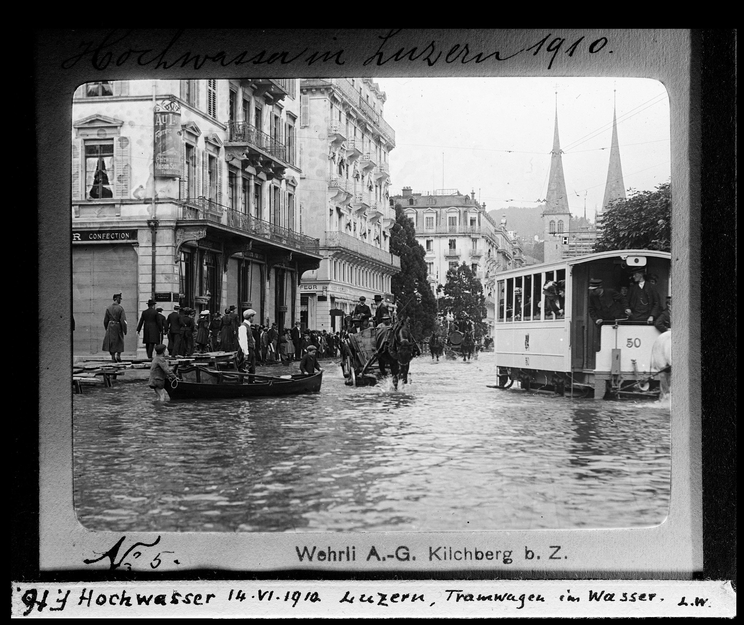 Hochwasser von 1910, Luzern