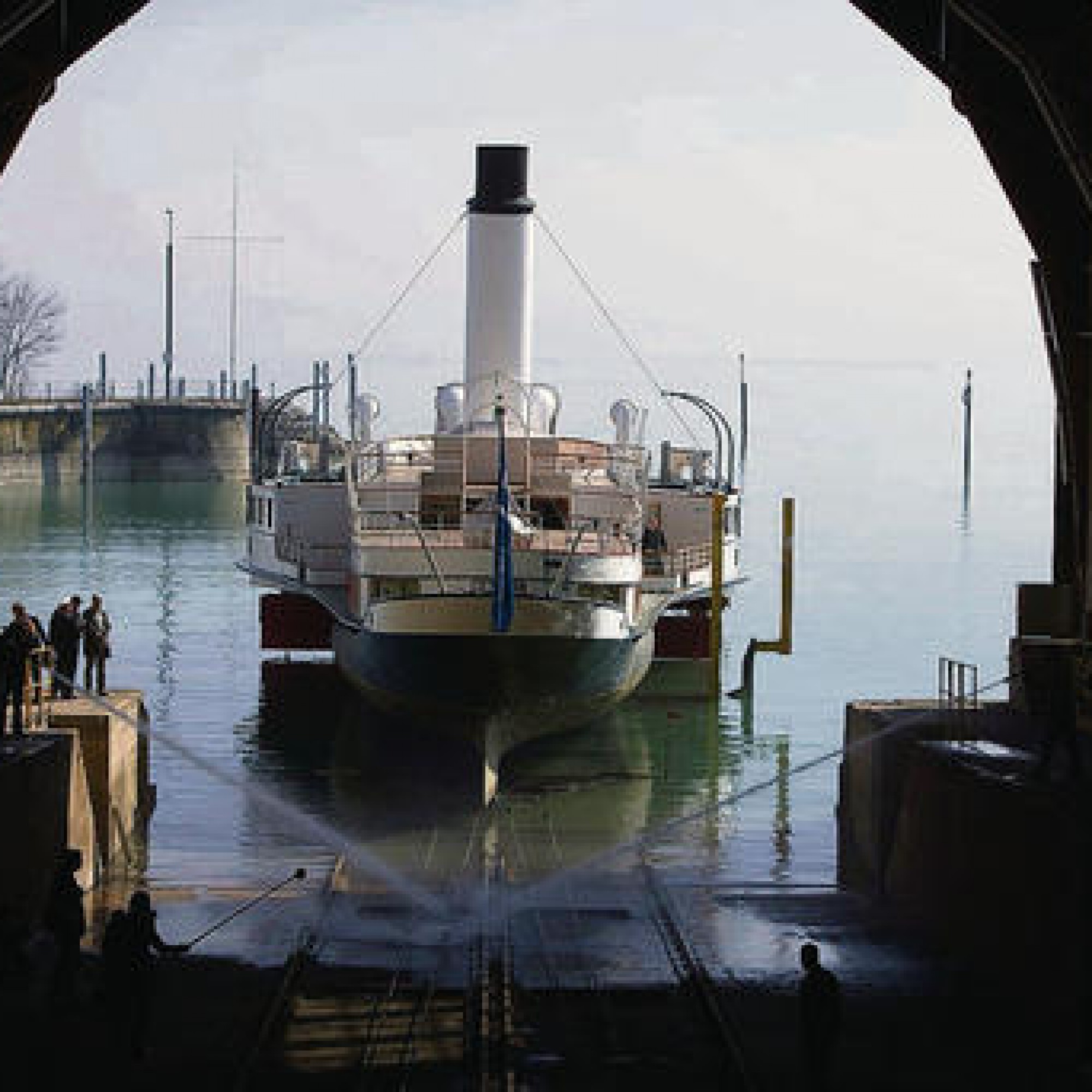 Die Werft vor dem Rückbau (Bild: zvg)