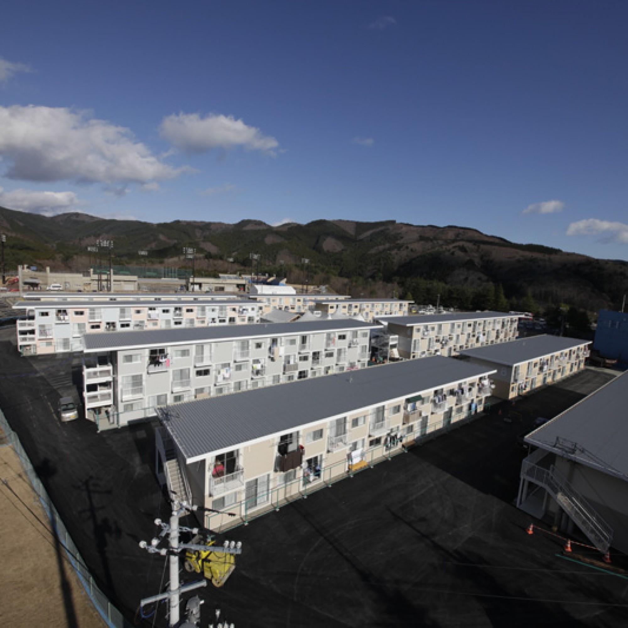 Containersiedlung in Onagawa, Japan (Bild: Hiroyuki Hirai)