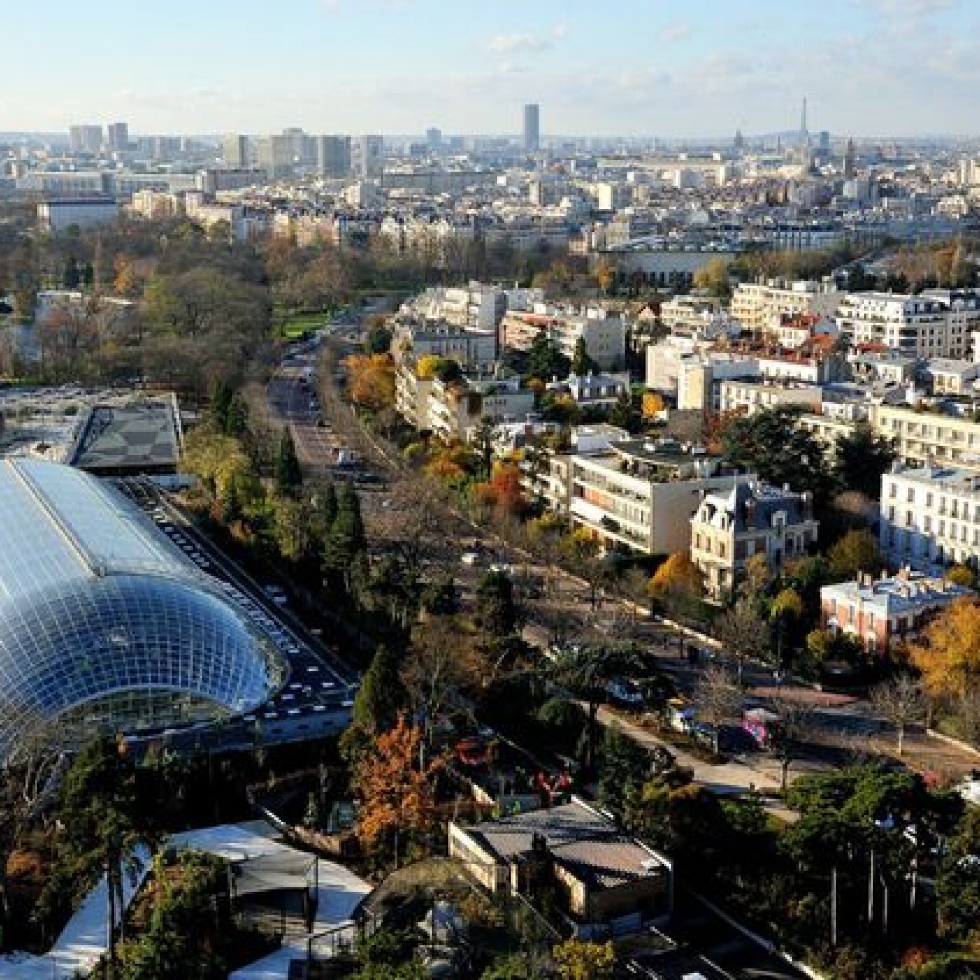 Das neue Tropenhaus im städtischem Kontext. (Bild: zvg)