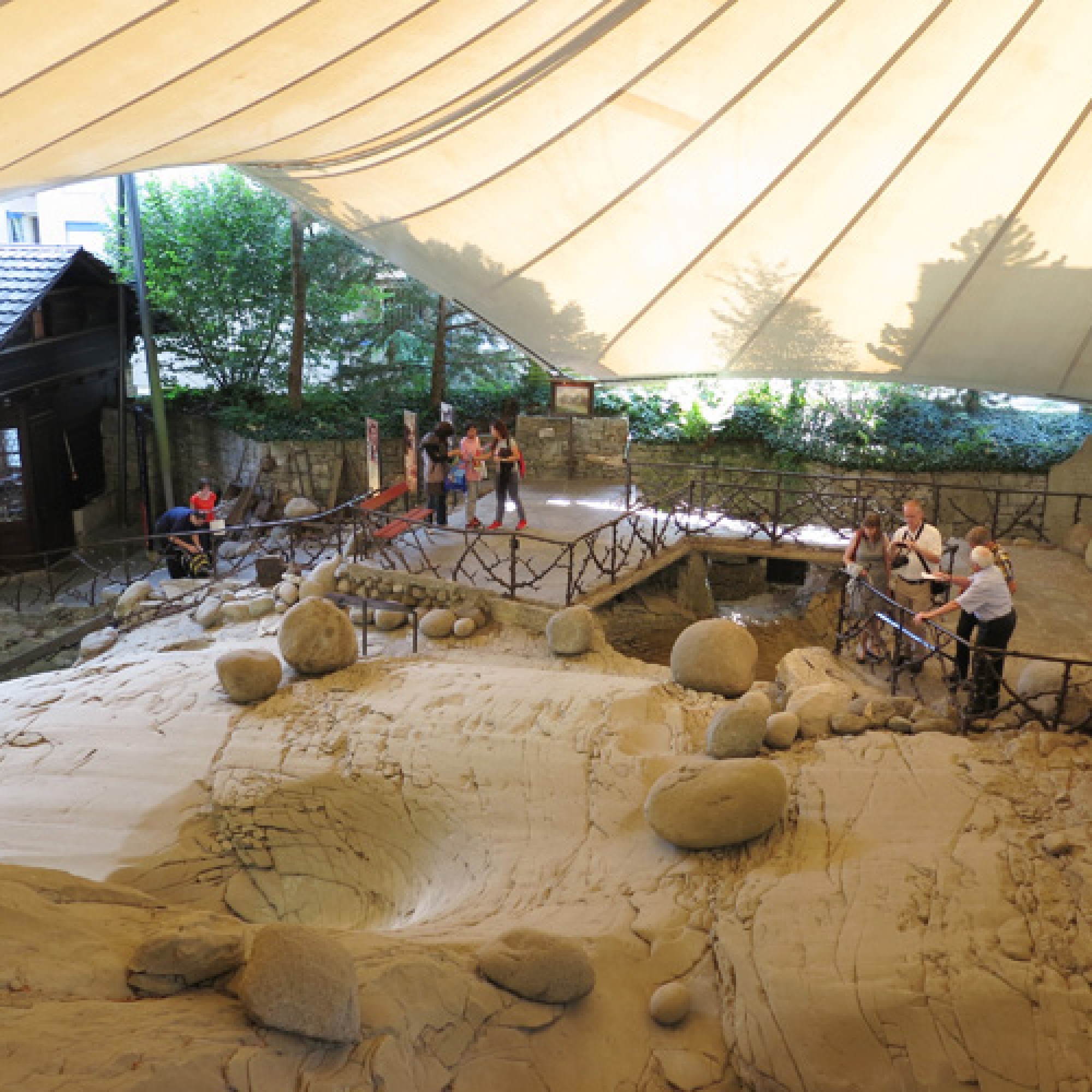 Heutiger Eingang zum Naturdenkmal Gletschergarten (Bild: Architekten)