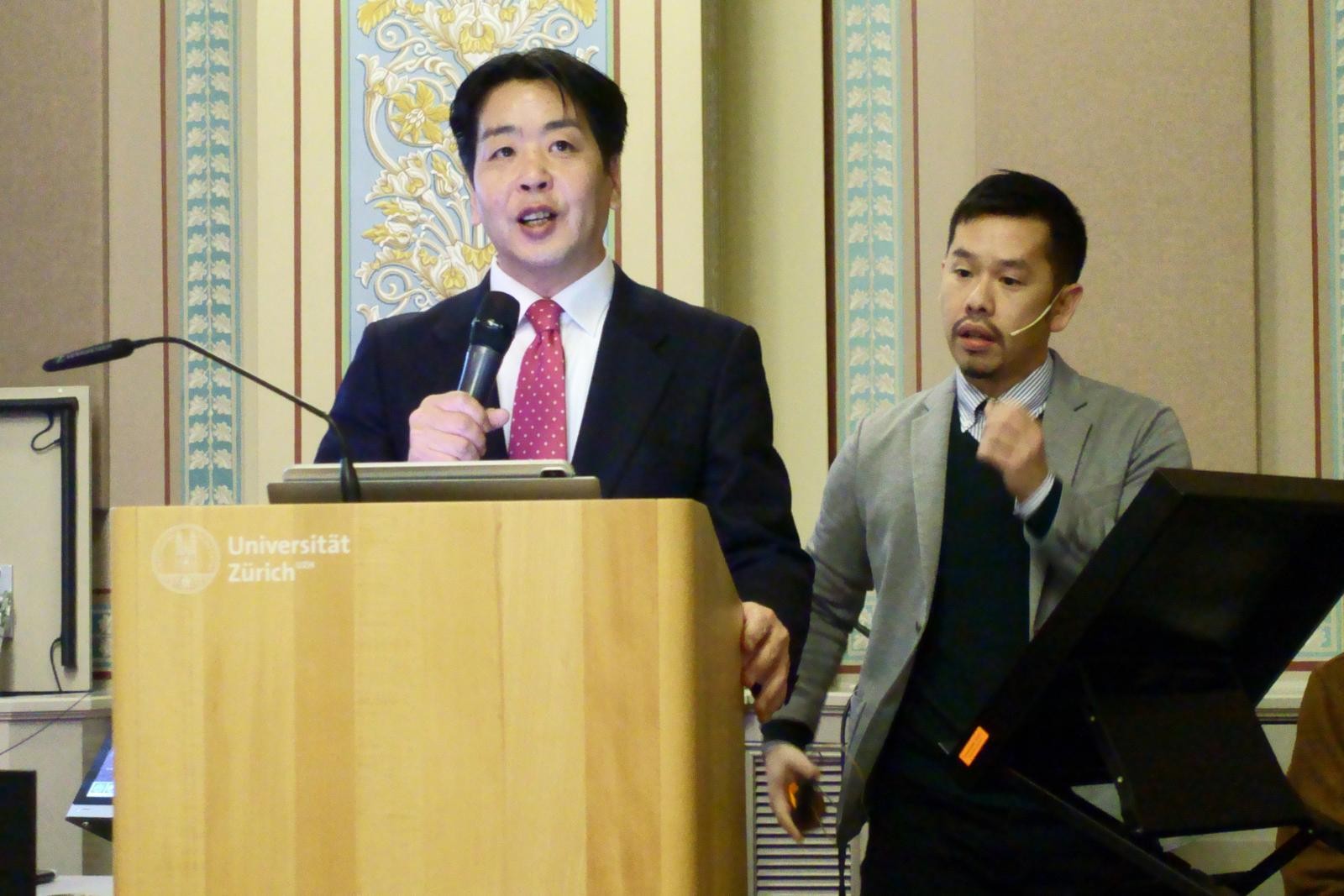 Yoshino Wood Kojiro Yamanaka und Dr. Yutaka Goto