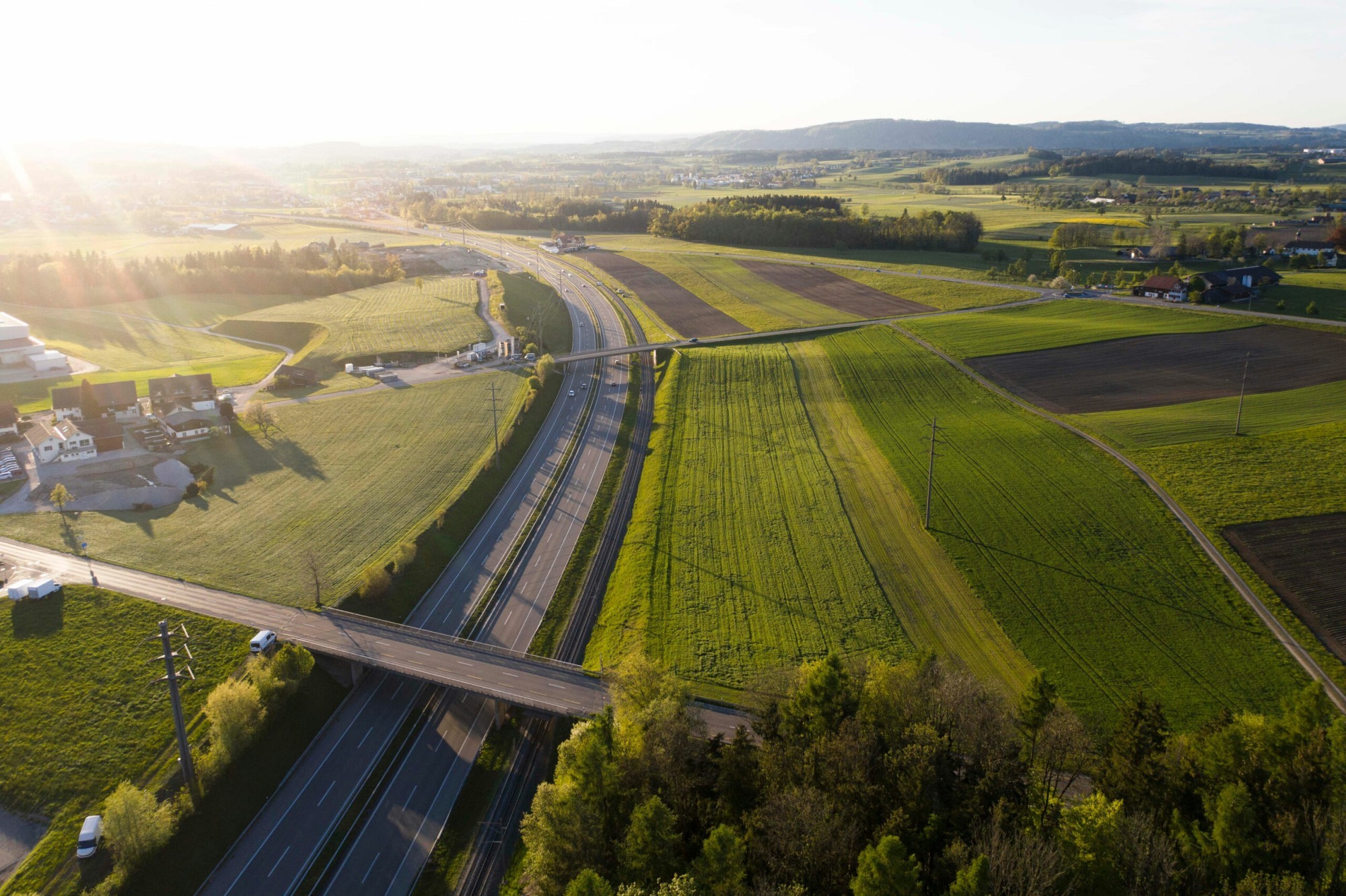 Luftbild Areal Wil West im Kanton Thurgau