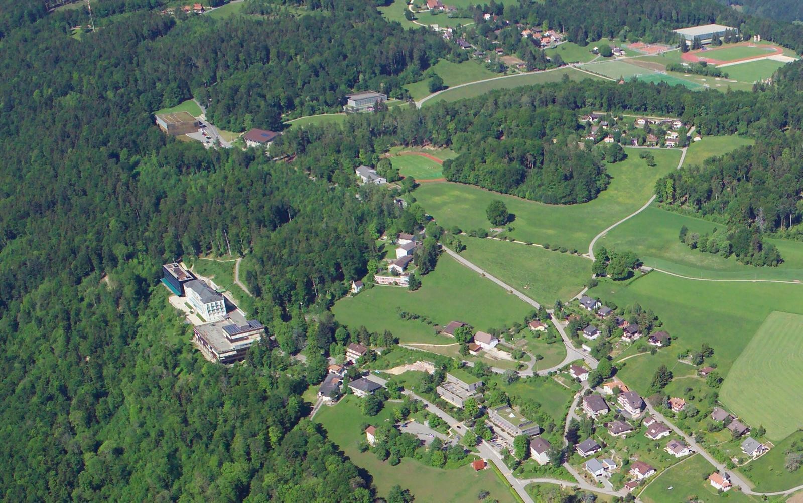 Luftaufnahme Nationales Sportzentrum Magglingen