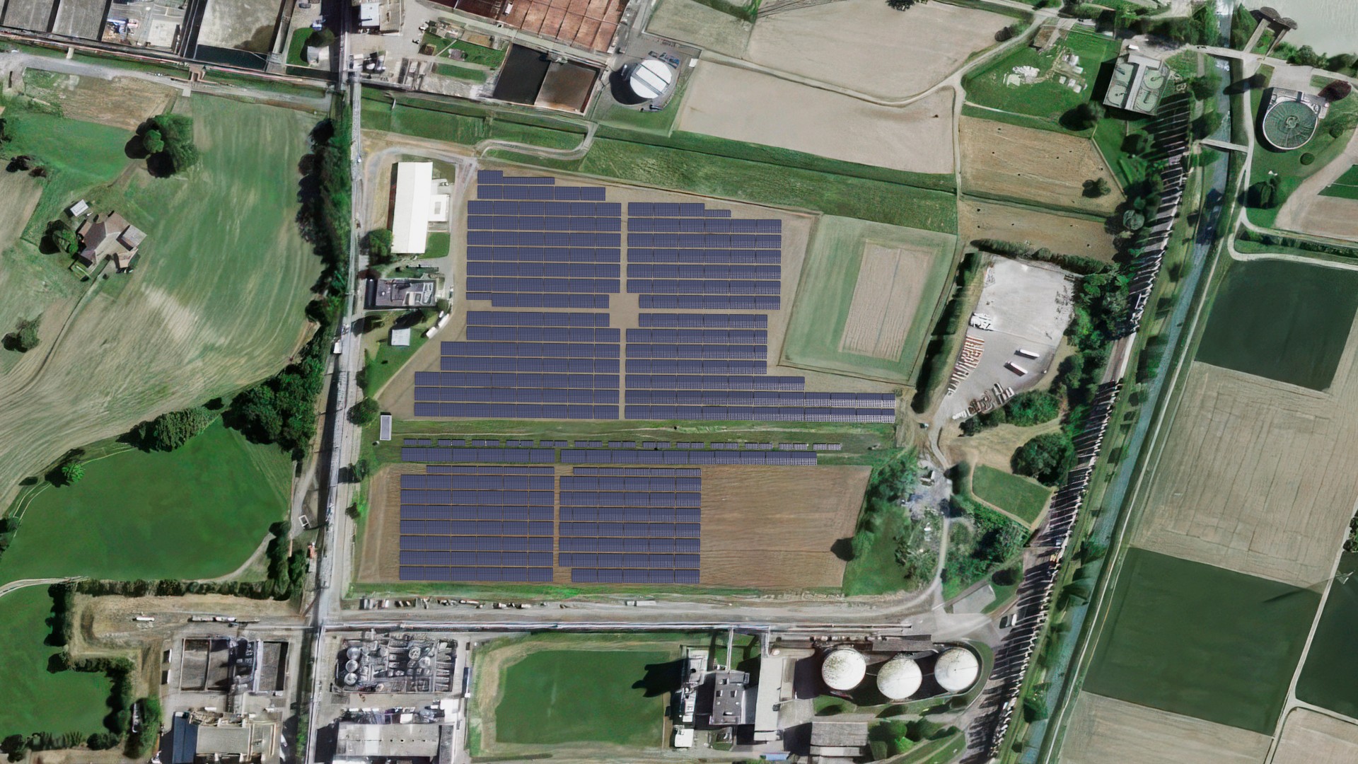 Bauregion Wallis - Solaranlage Monthey