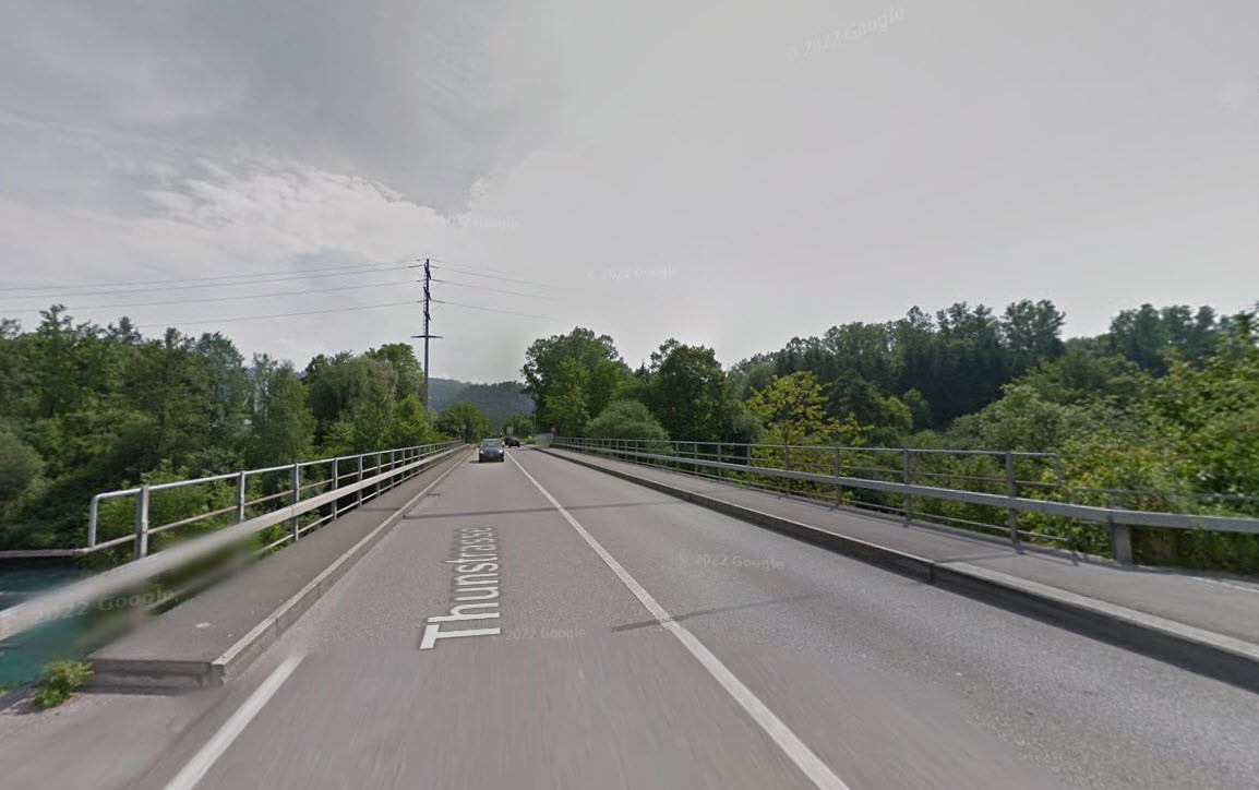 Ara Brücke über Aare in Uetendorf