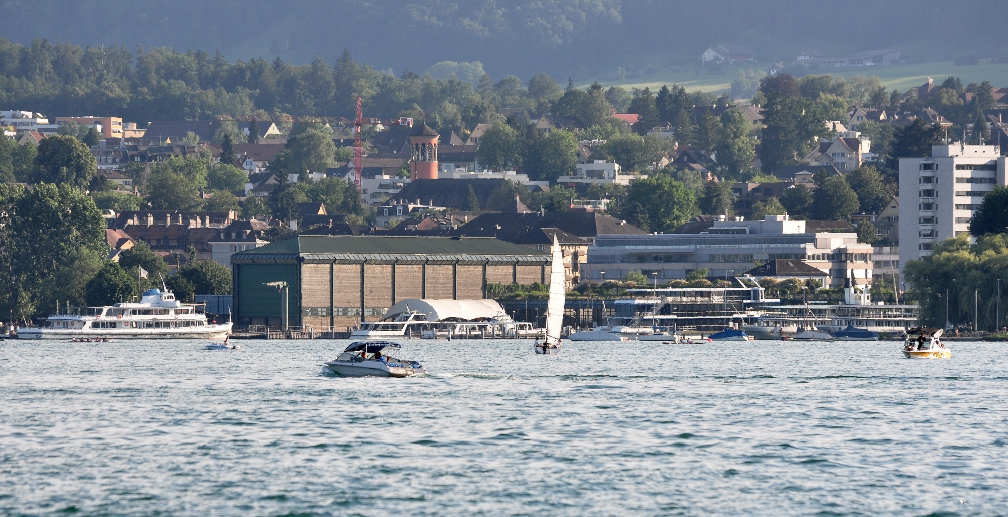 Schiffswerft in Zürich-Wollishofen