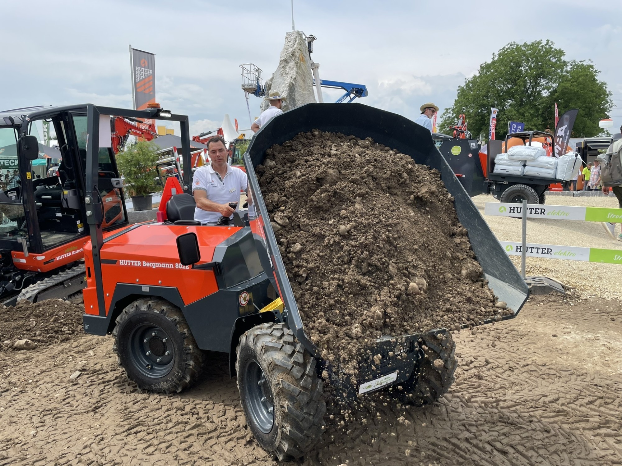 Elektrischer Raddumper Hutter Bergmann 802E