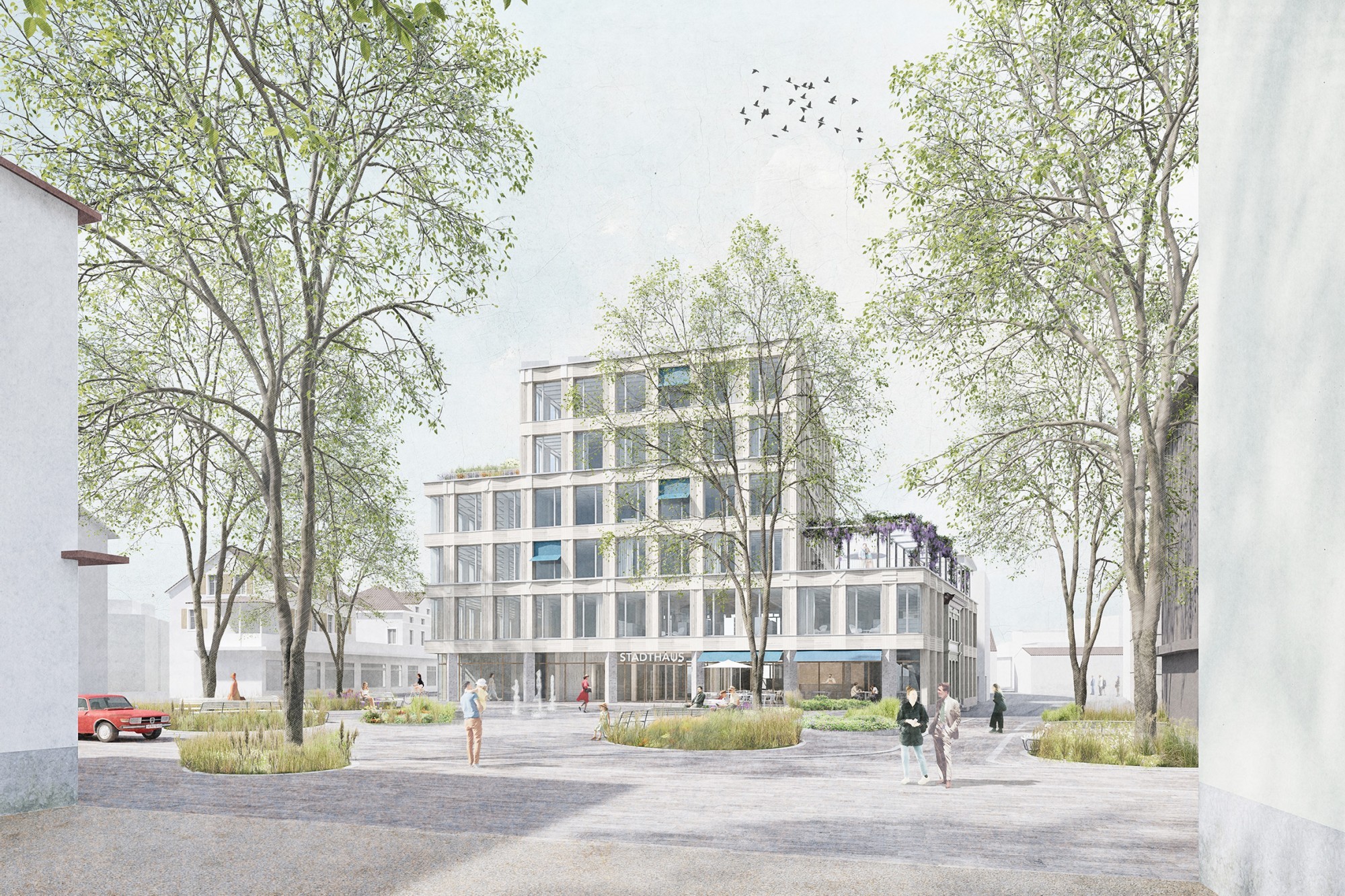 Visualisierung Neues Stadthaus Romanshorn TG
