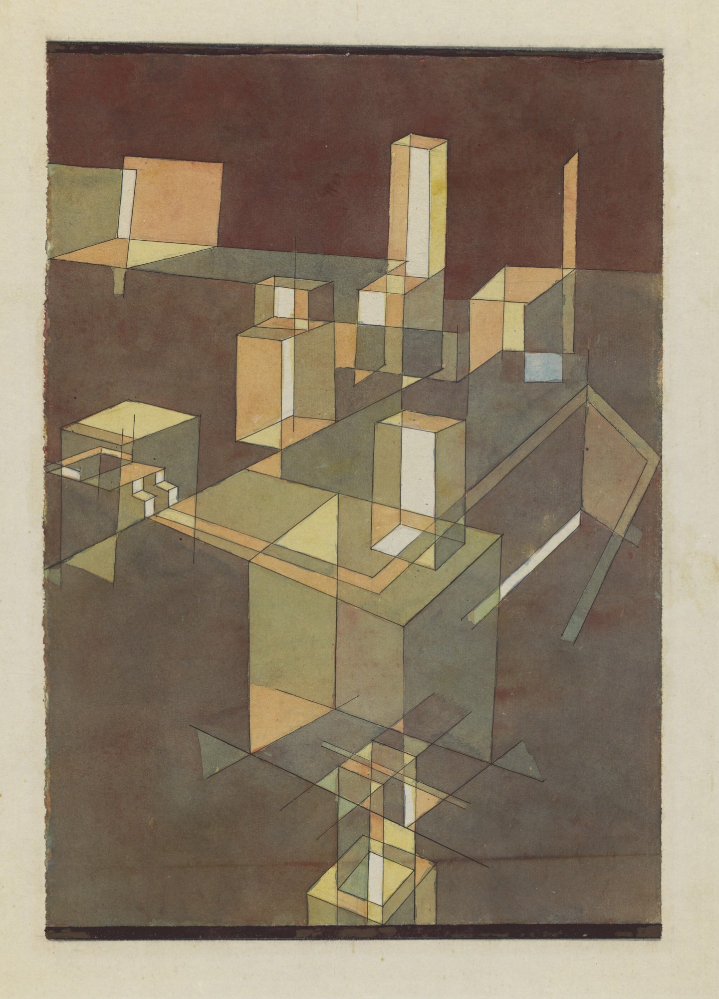 Paul Klee, "italienische Stadt", 1928, 66