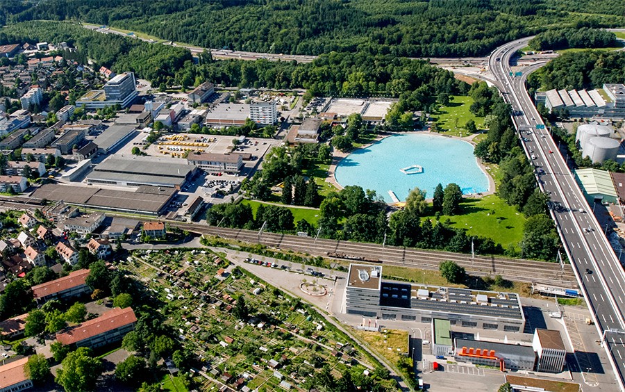 Luftbild Gebiet Weyermannshaus Bern