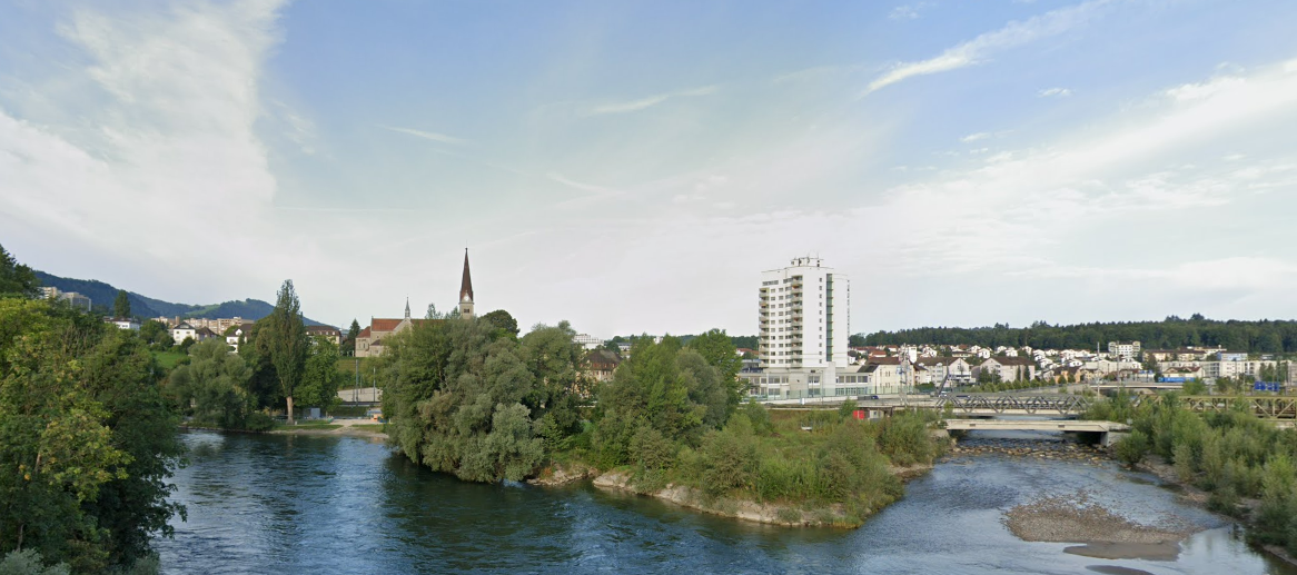 Stadt Luzern Reussbrücke Reusszopf Nordpol