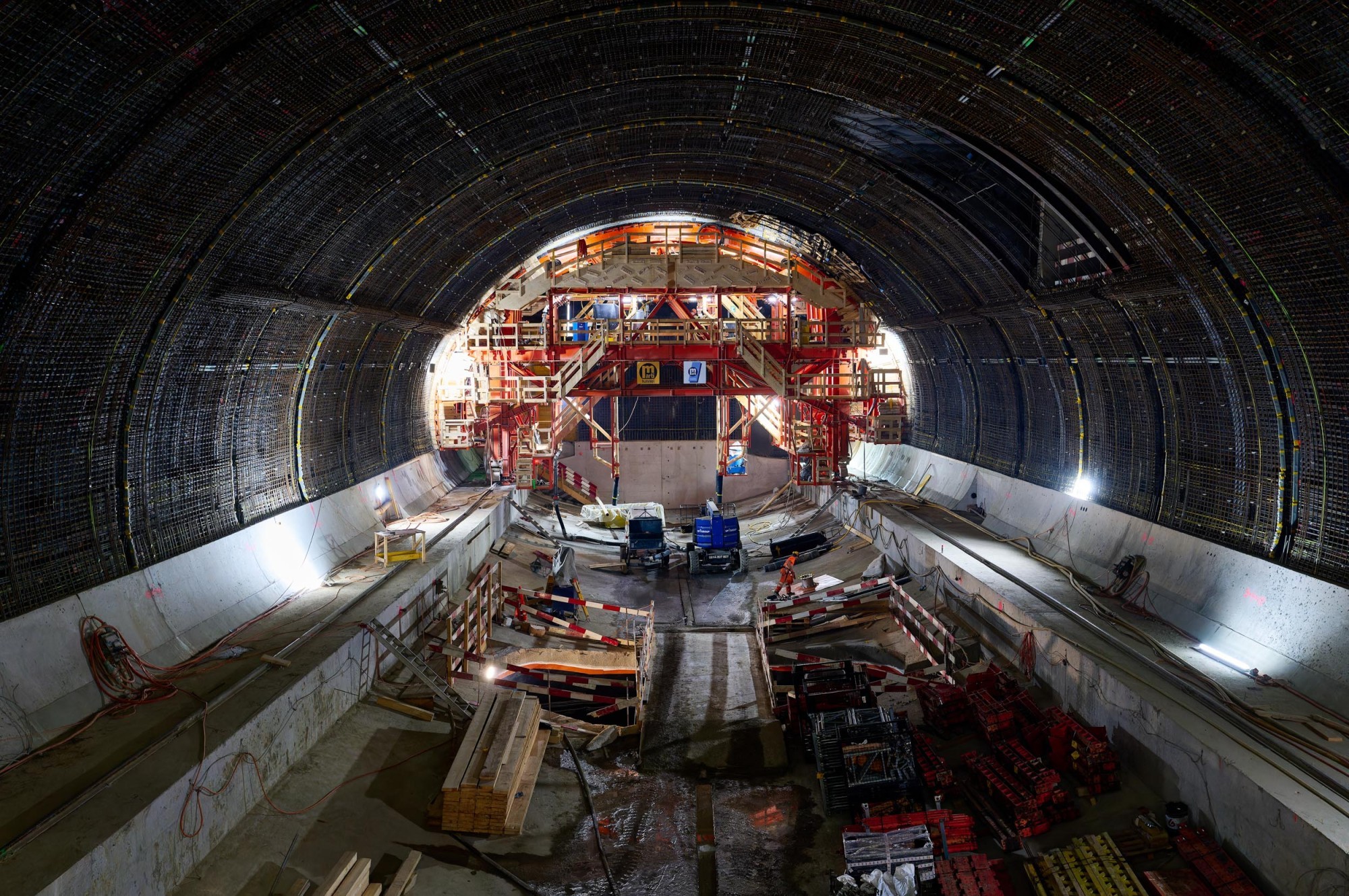 Bewehrung Kaverne Laupenstrasse Baustelle Bahnhof Bern