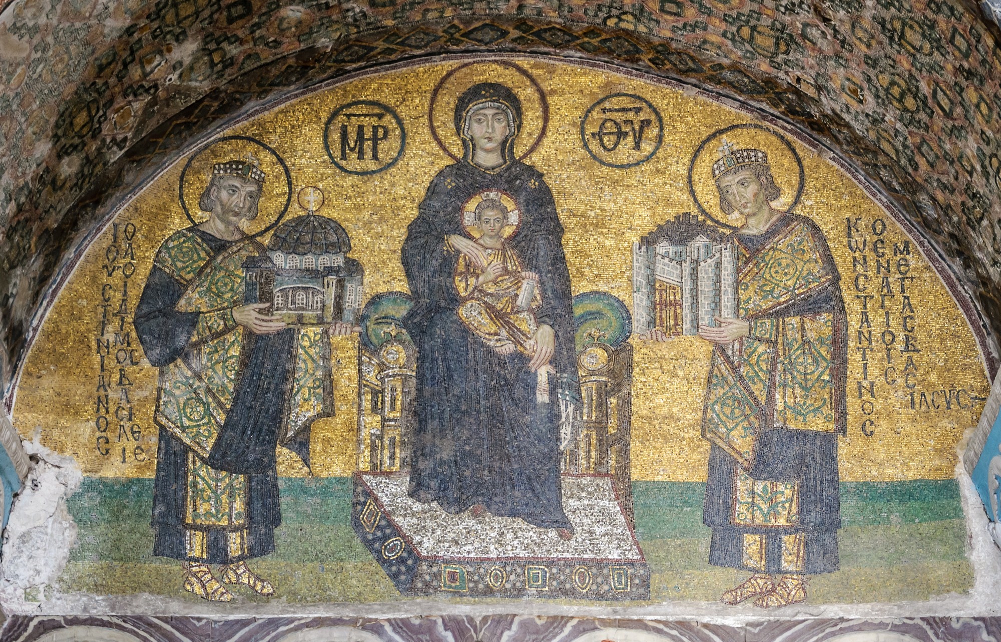 Mosaik in der Hagia Sophia