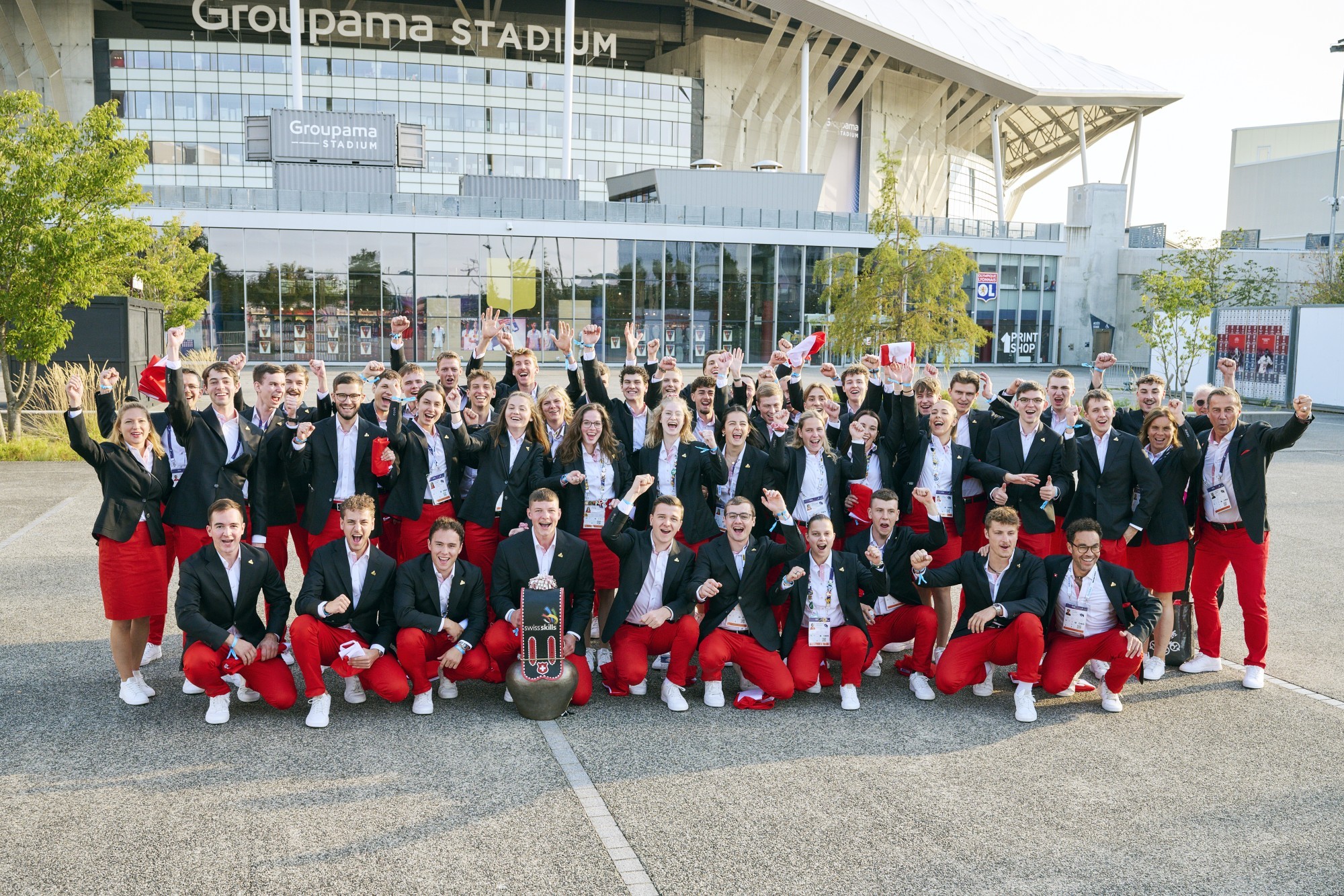 Swissskills Team in Lyon (Gruppenbild)