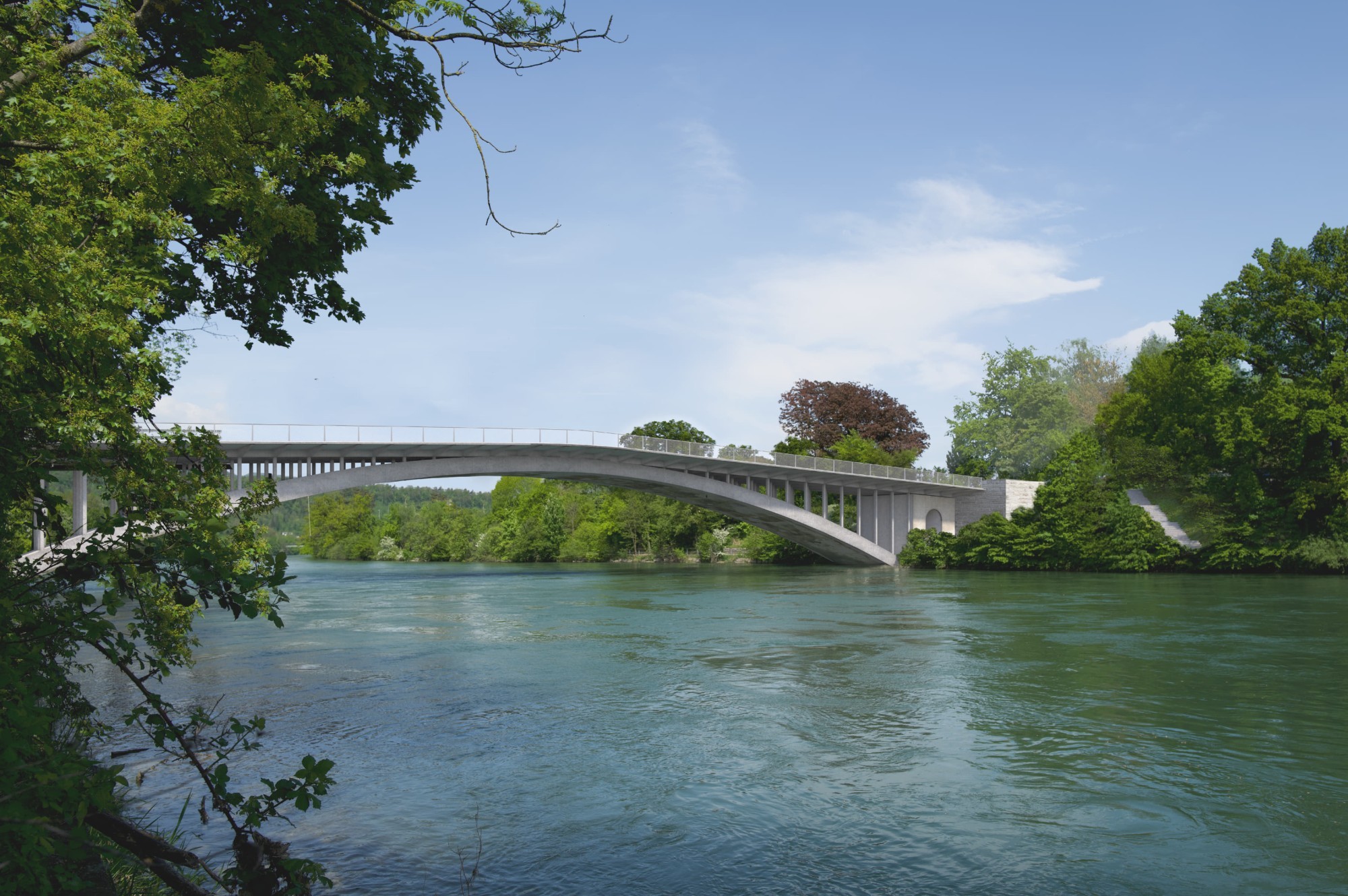 Neue Trimbacherbrücke bei Olten und Trimbach Solothurn