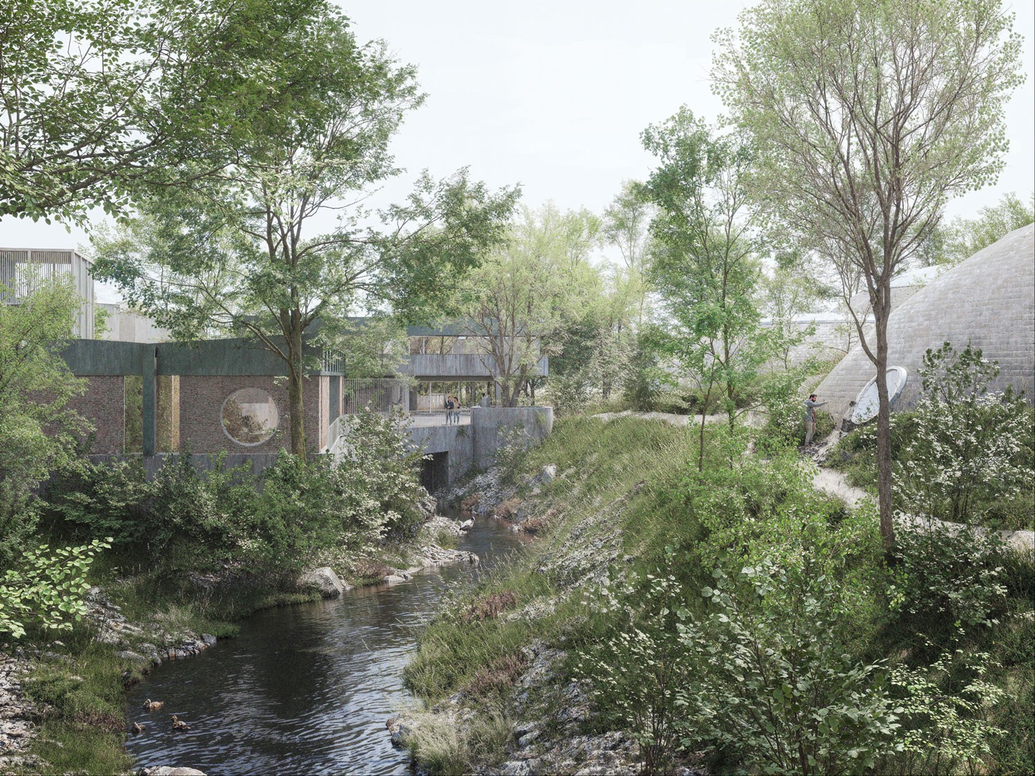 Zoo Basel Masterplan 2049 Eingangssituation-Birsig