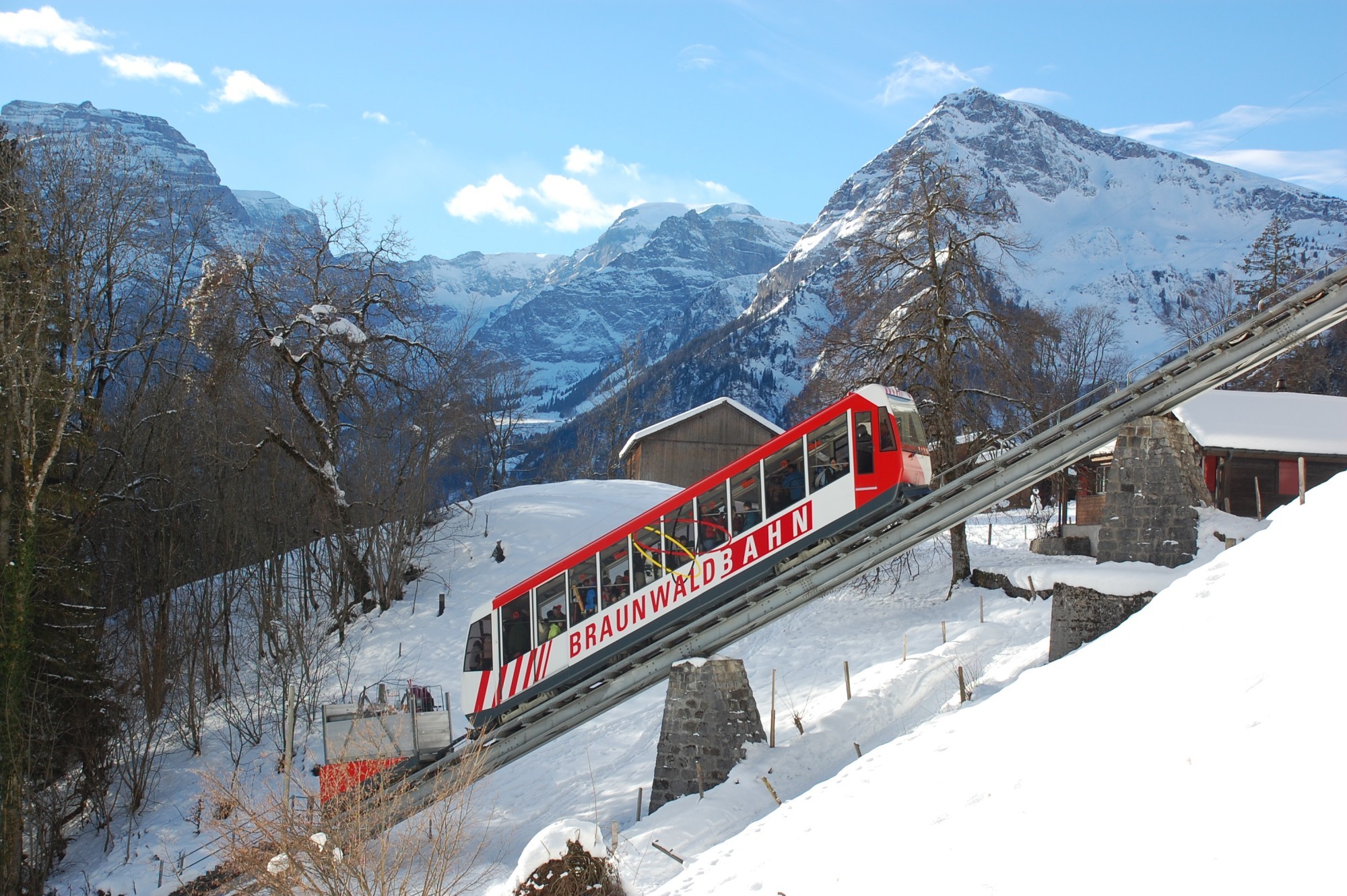 braundwaldbahn winter