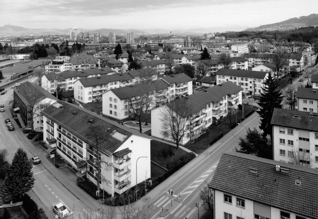 Luftbild Siedlung Meienegg Bern 1960 1970