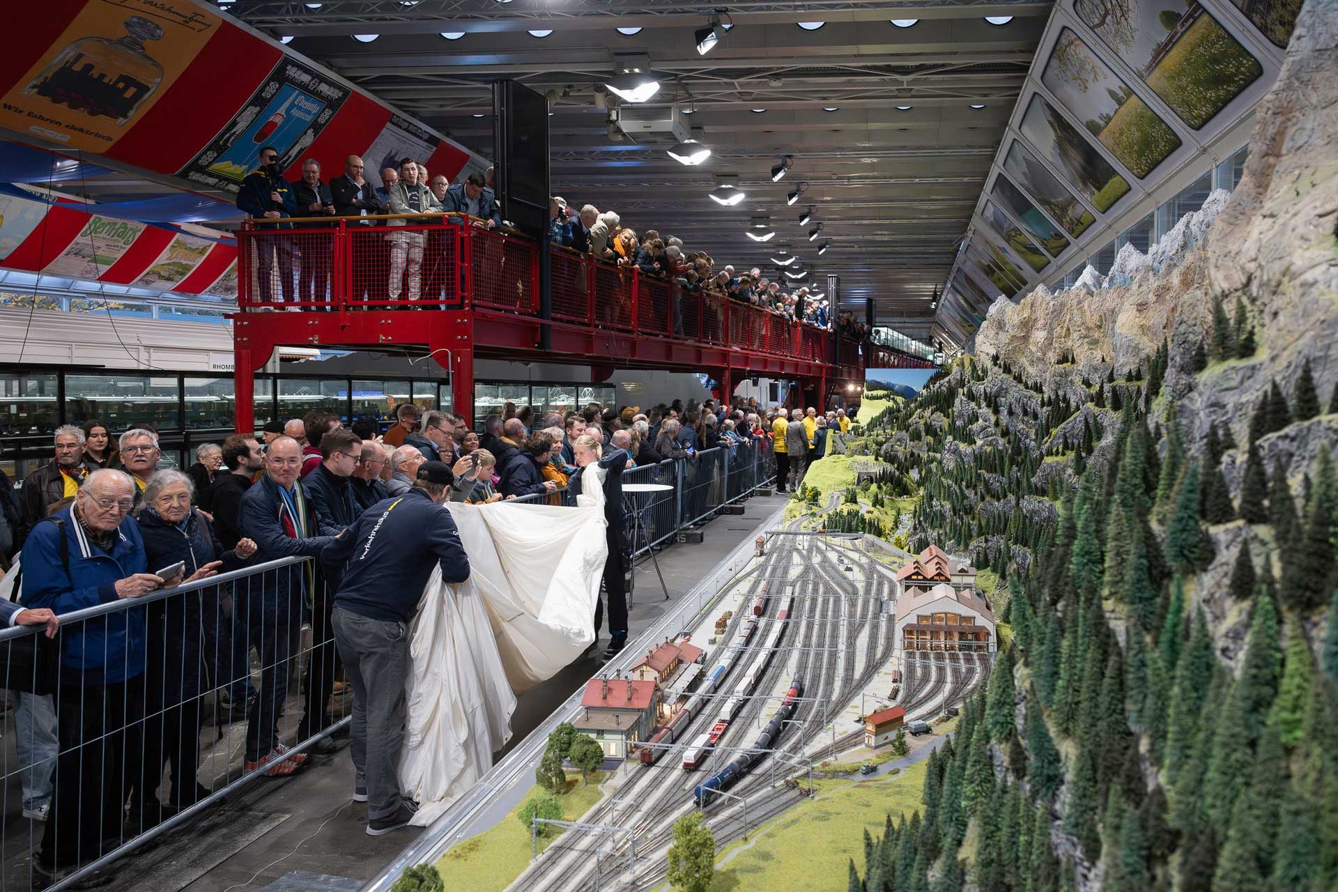 Vernissage Gotthardbahnmodell Verkehrshaus