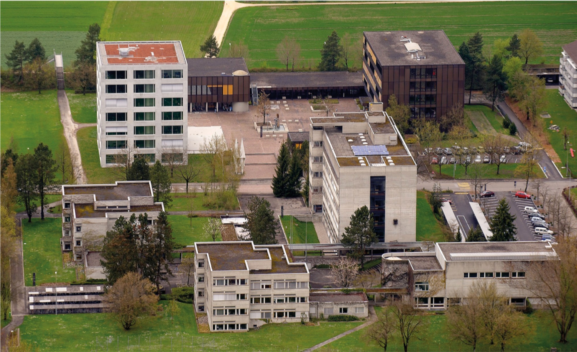 Luftbild Bildungszentrum Langenthal