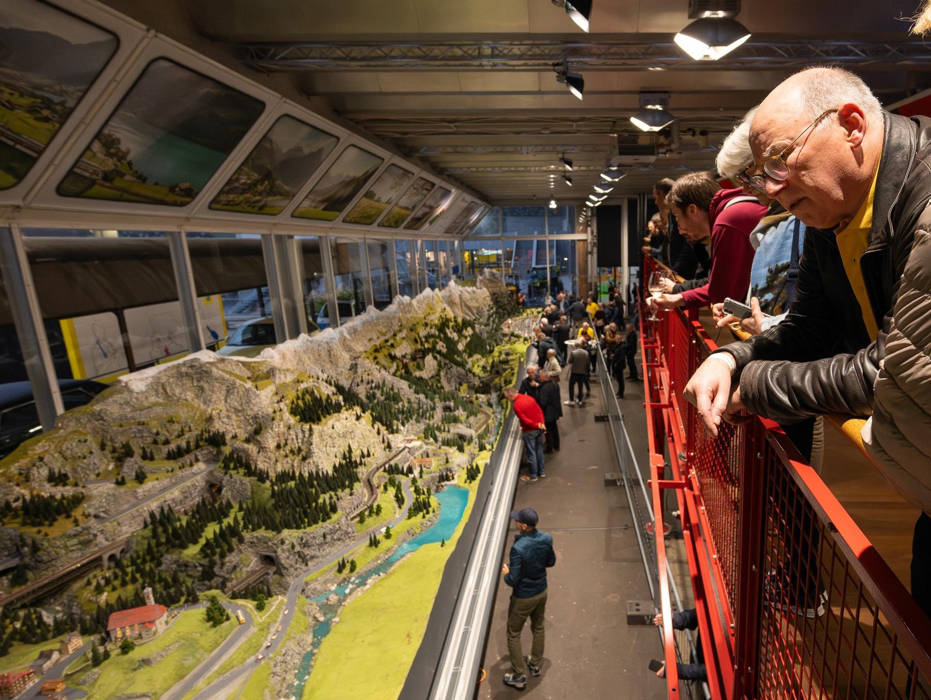 Neues Gotthardbahnmodell Verkehrshaus Luzern