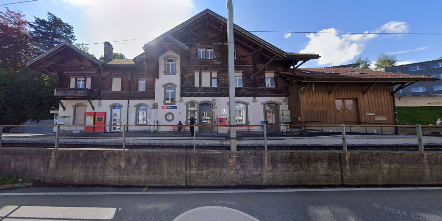 Bahnhofgebäude Trogen Appenzell Ausserrhoden