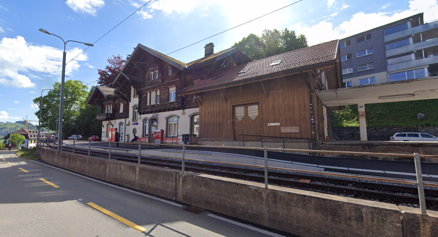 Bahnhofgebäude Trogen Appenzell Ausserrhoden