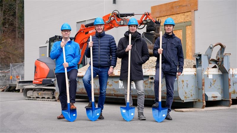 Spatenstich Wasserstoffanlage Axpo Bürglen UR