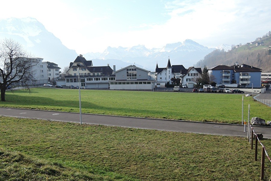 Standort neues Schulhaus Seewen-Feld Schwyz