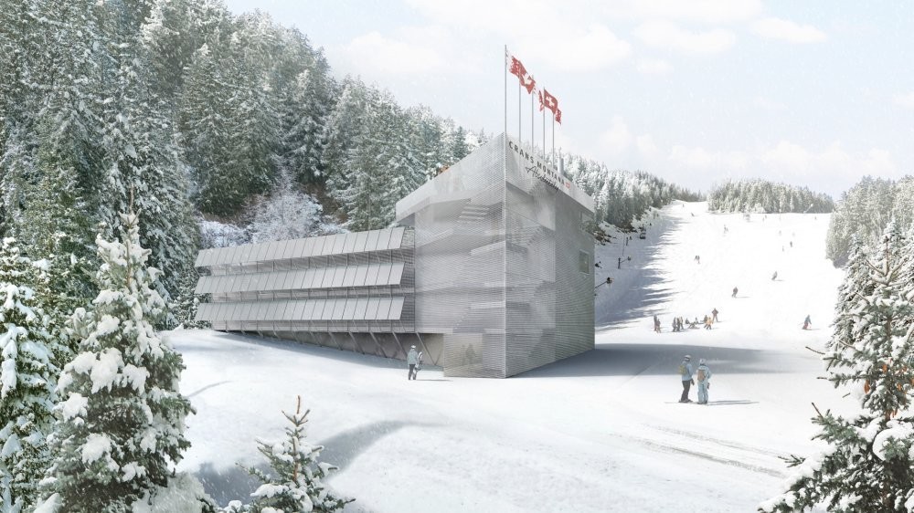 Stadion Ski-WM 2027 in Crans Montana