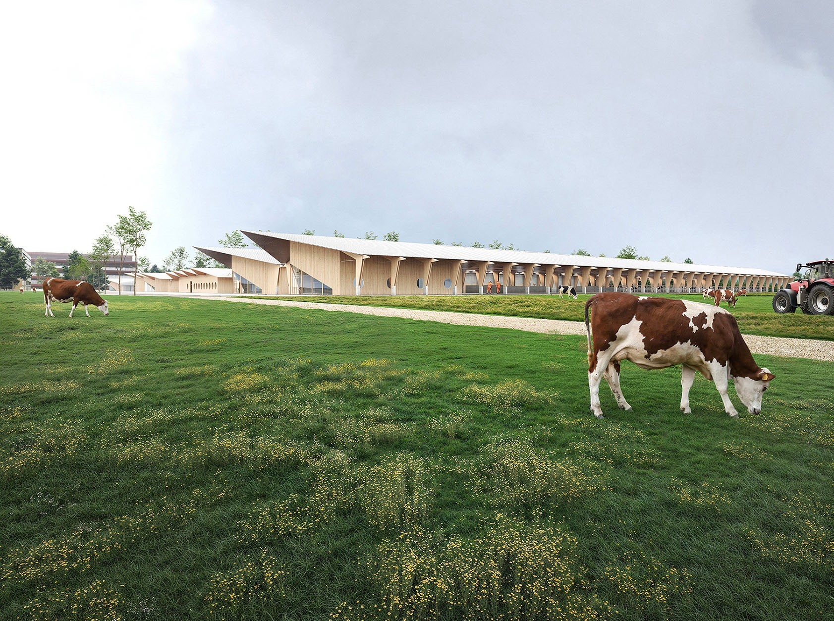 Neubau Versuchsstallungen Agroscope-Campus Posieux