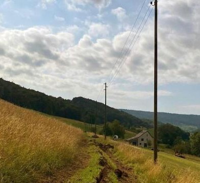 Stromleitung im Fricktal