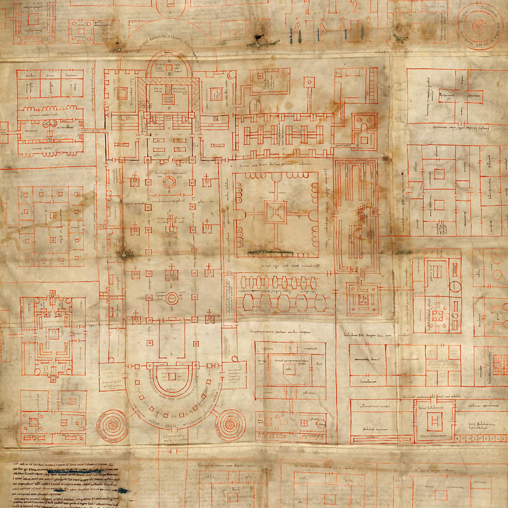 Der St. Galler Klosterplan. (zvg)