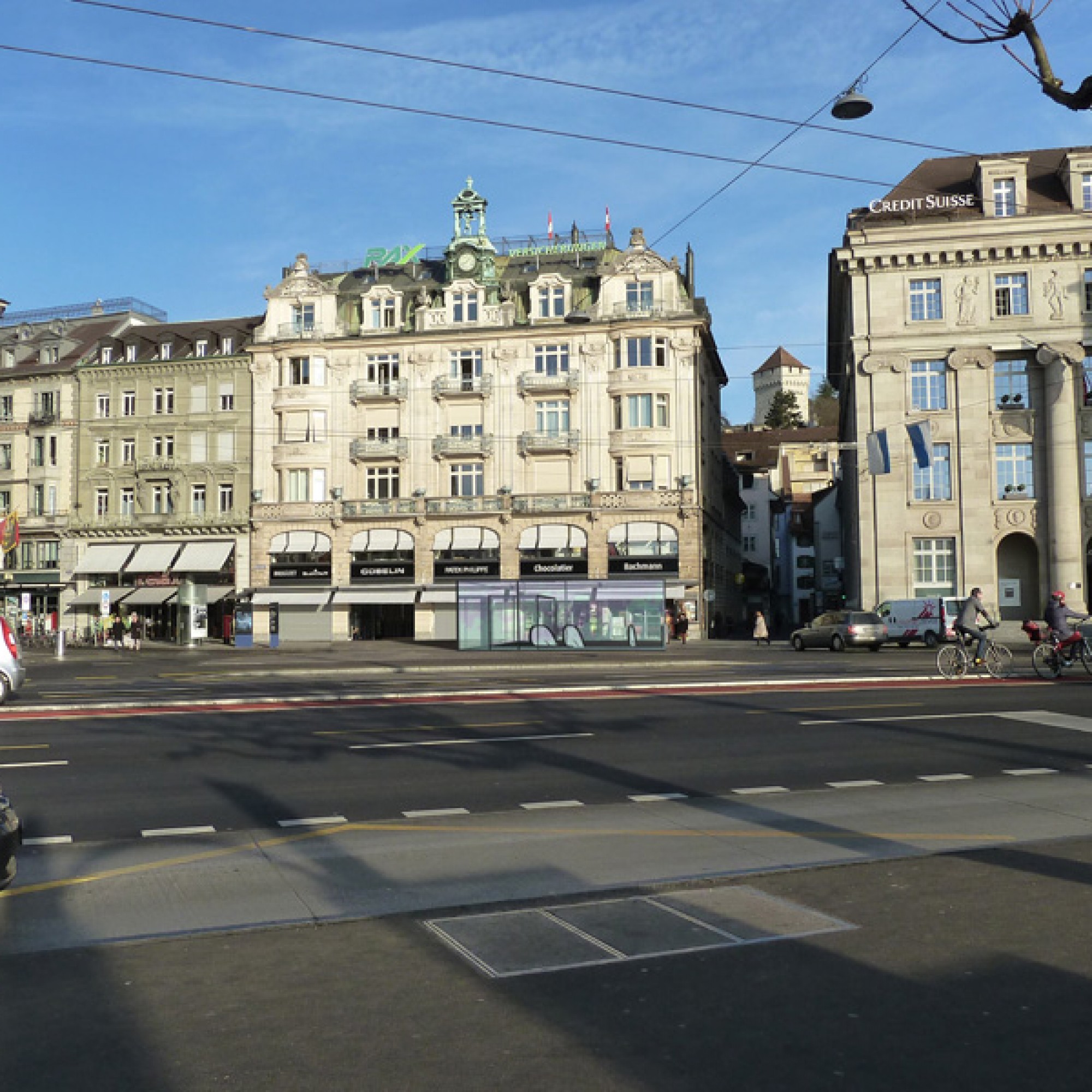 Der geplante Metro-Ausgang am Schwanenplatz (zvg)