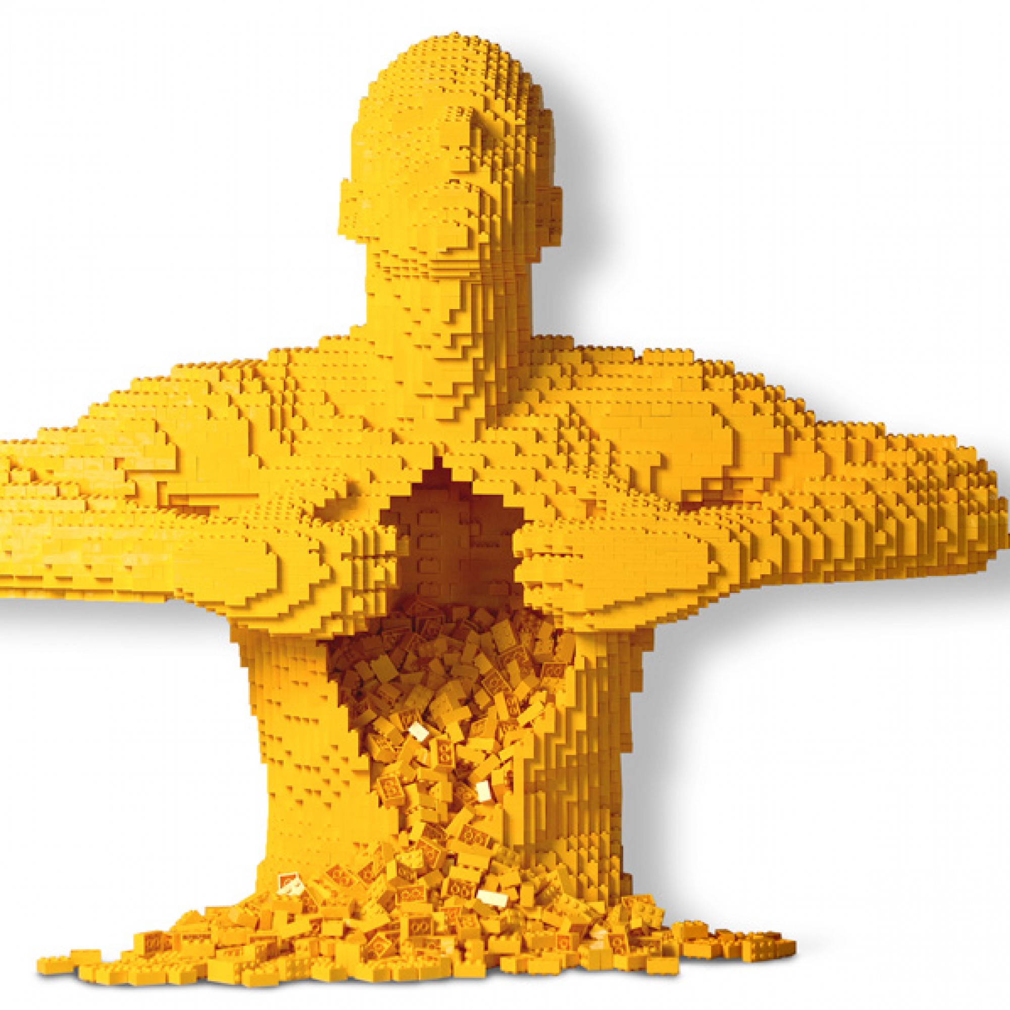 Ein Herz aus Legosteinen hat wahrscheinlich The Yellow Man. (zvg)