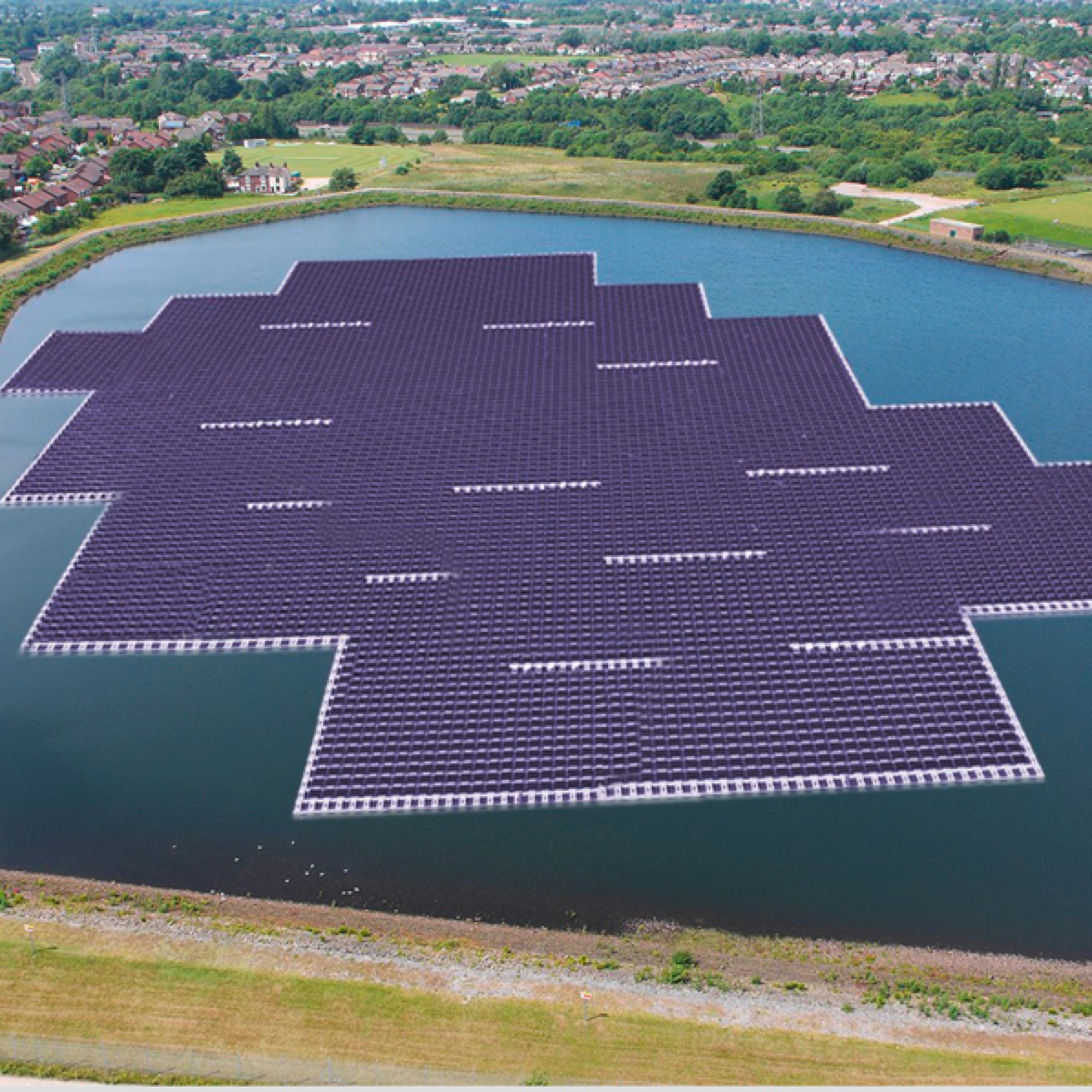 Ein Decke für das Reservoir: So soll die Anlage aussehen, wenn sie installiert wurde. (PD)