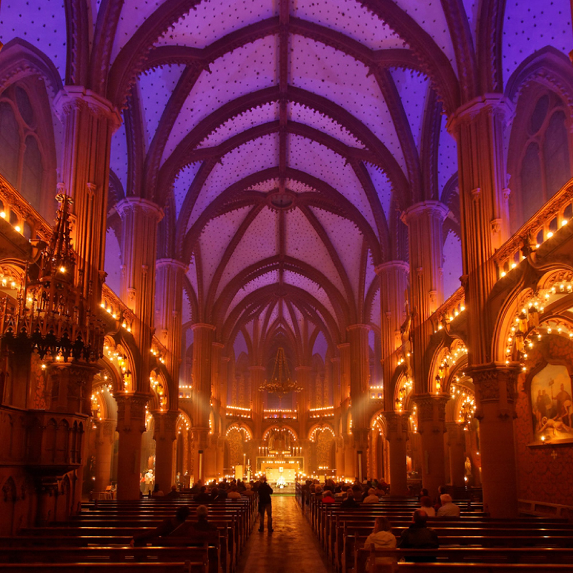 Kalalumen in der Kirche Rouge in Neuchâtel 2011 (François Vittoz)