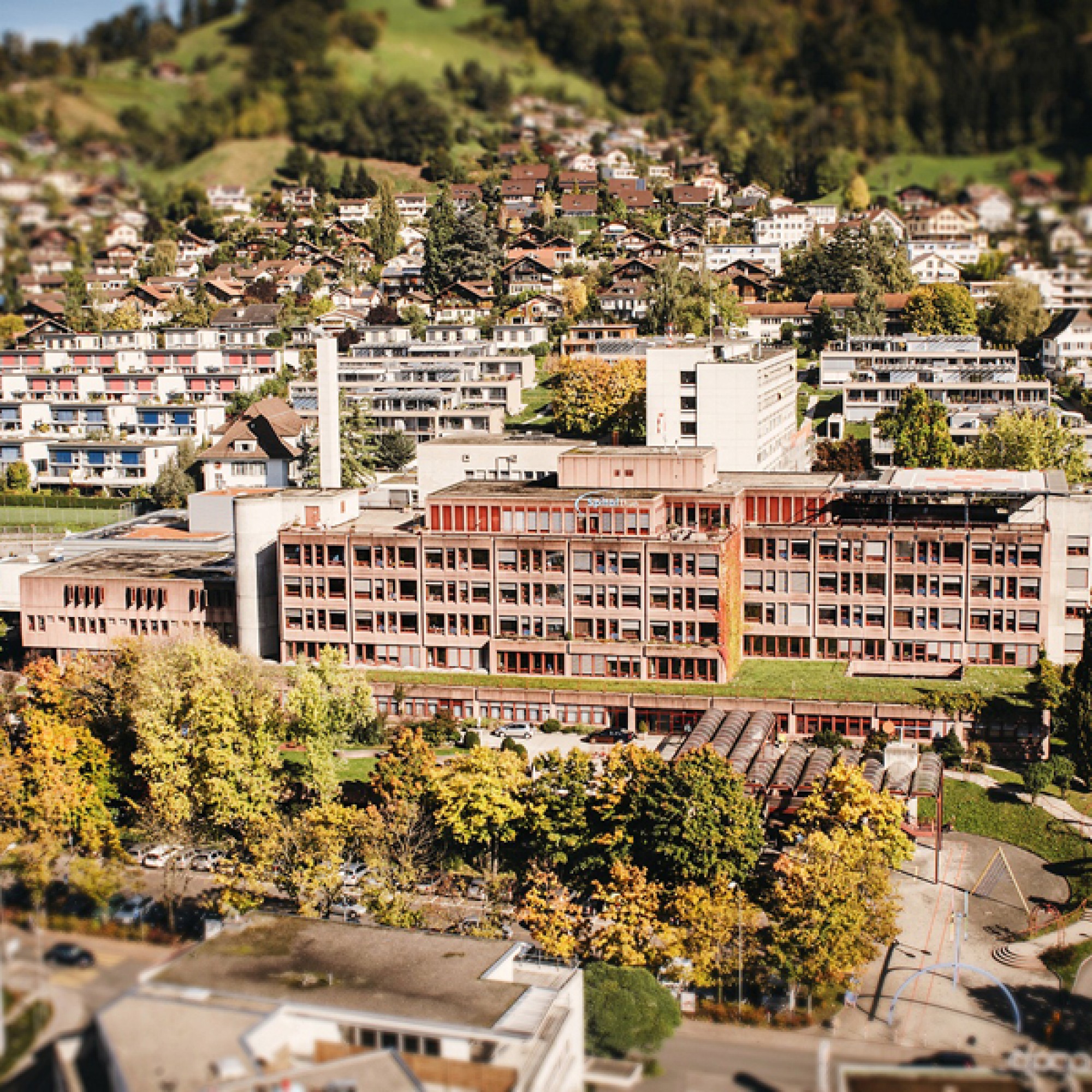 So sieht der Spitalstandort Zweisimmen zurzeit aus.