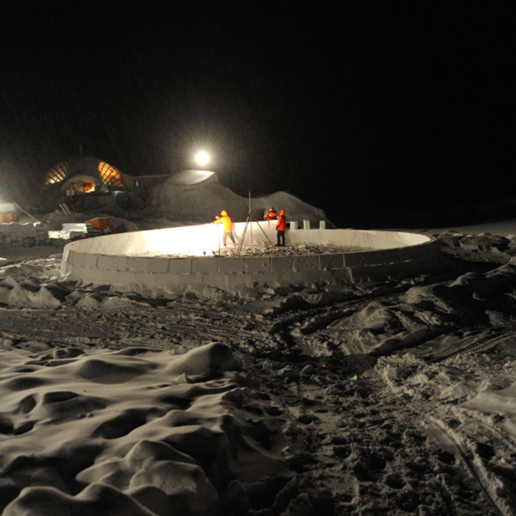 …und Nacht schuften die Iglu-Bauer. (©www.iglu-dorf.com)