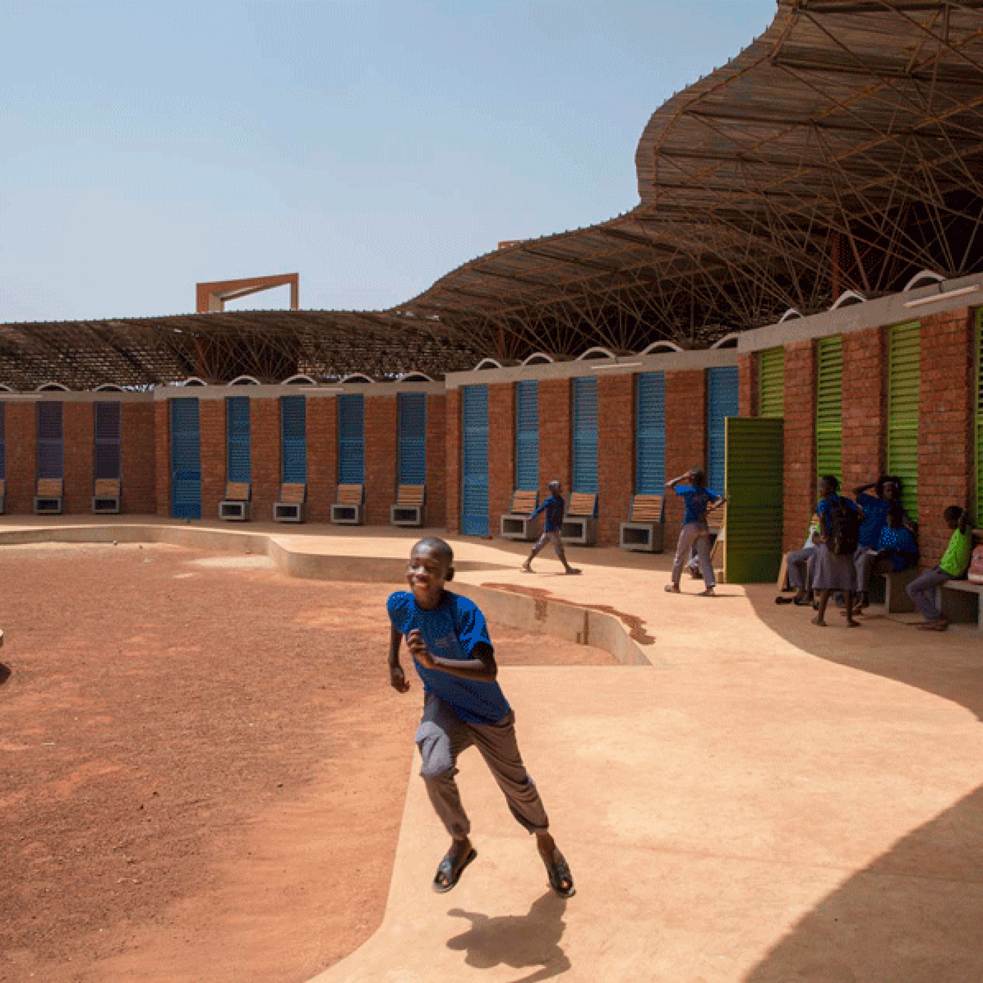 "Lycée Schorge" in Koudougou. (Daniel Schwartz, Gran Horizonte Media)