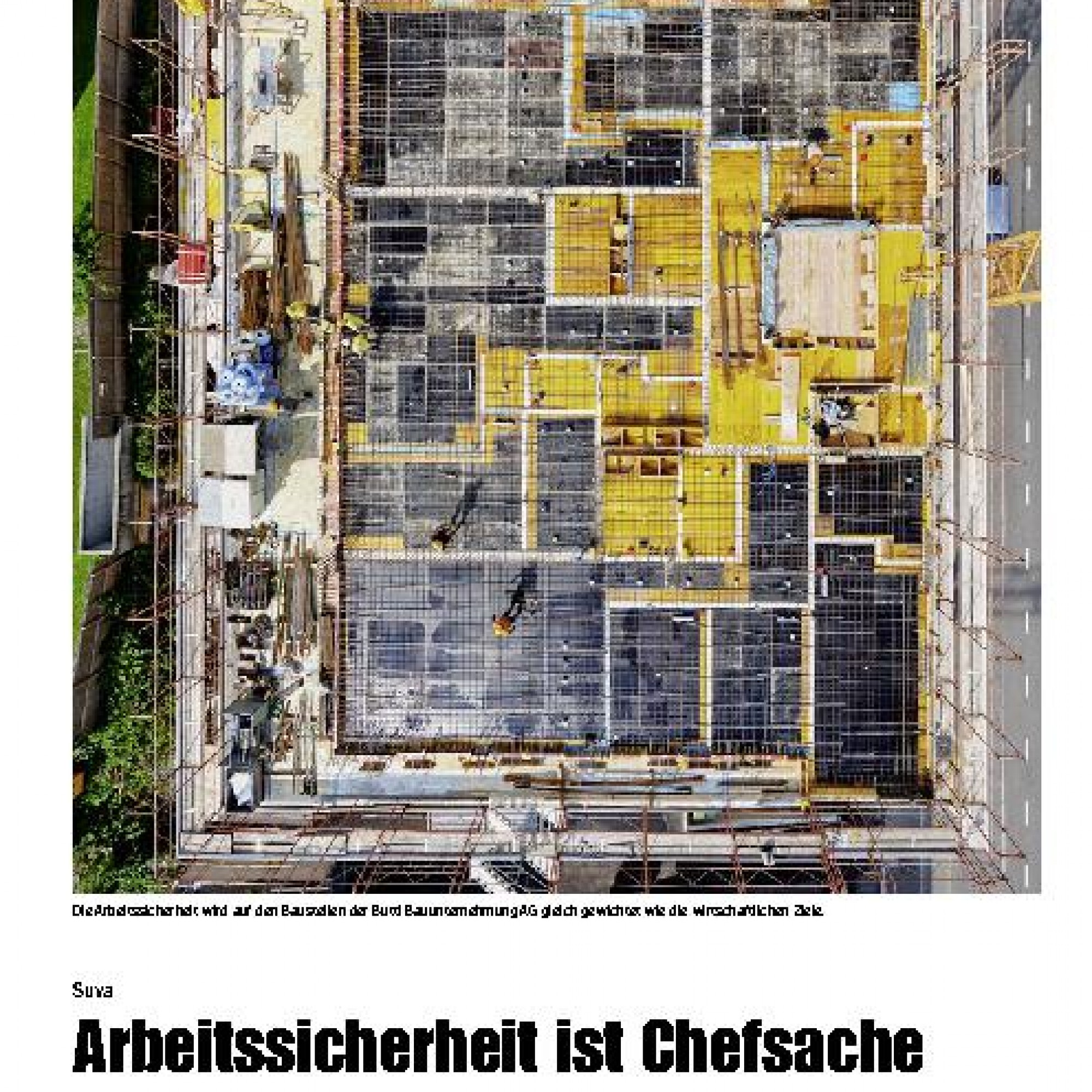 Suva: Arbeitssicherheit Ist Chefsache | Baublatt