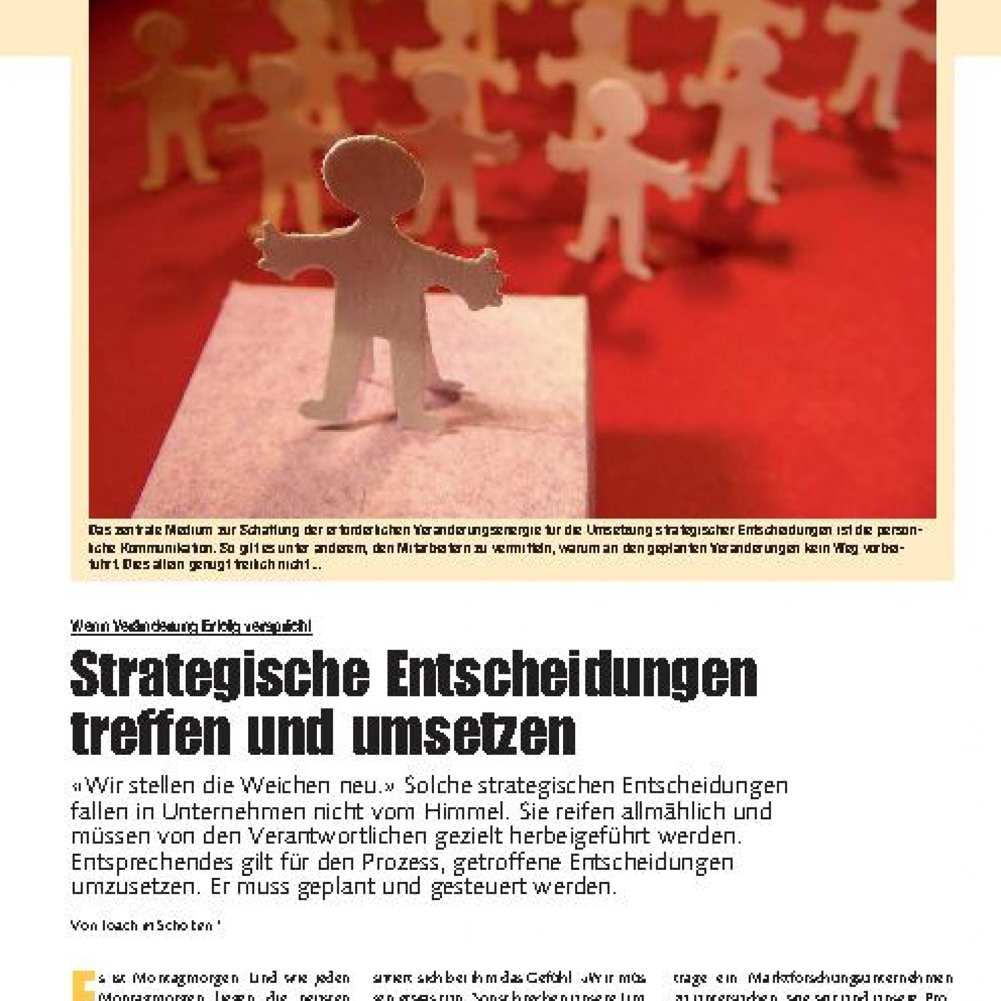 Wenn Veränderung Erfolg Verspricht: Strategische Entscheidungen Treffen ...