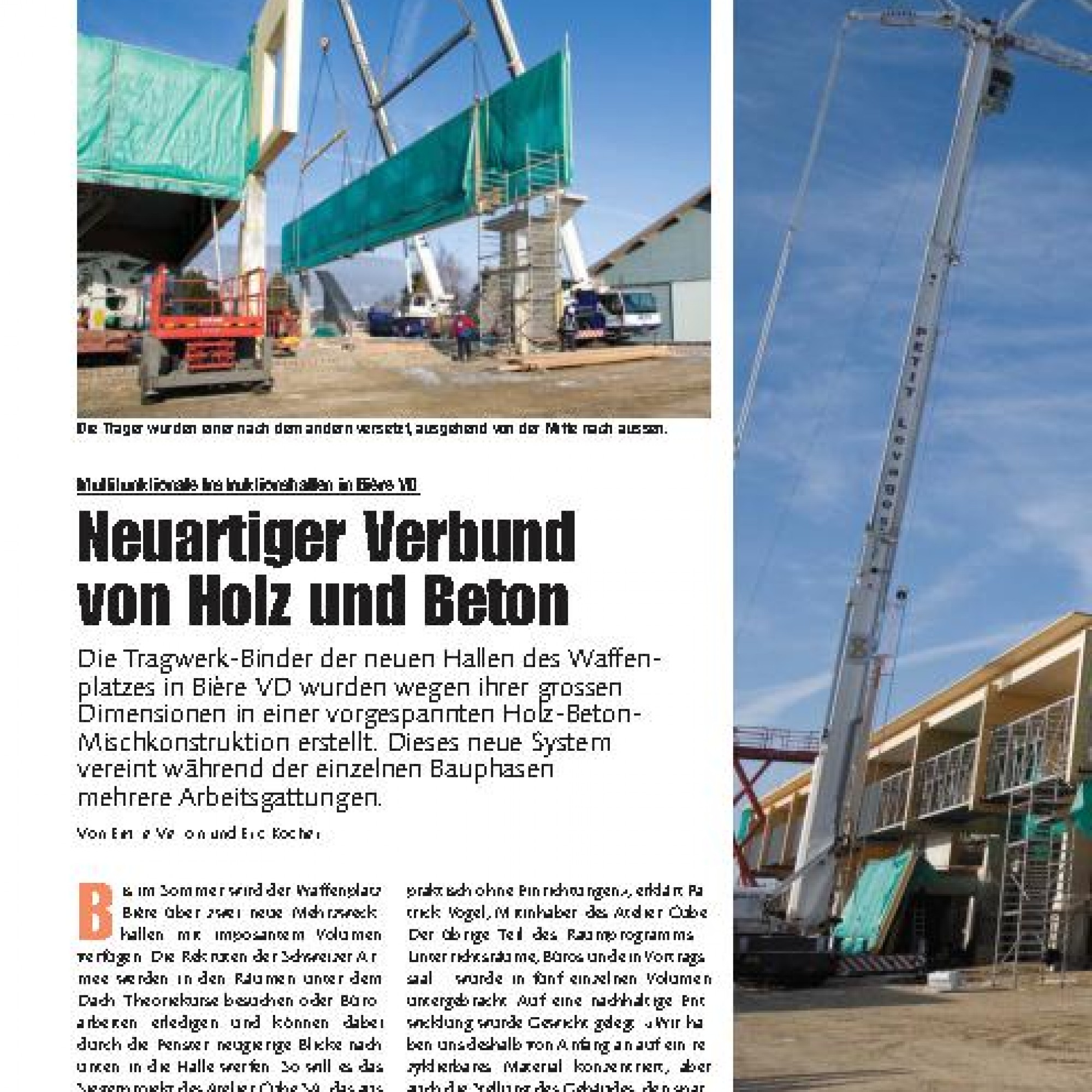 Neuartiger Verbund Von Holz Und Beton | Baublatt