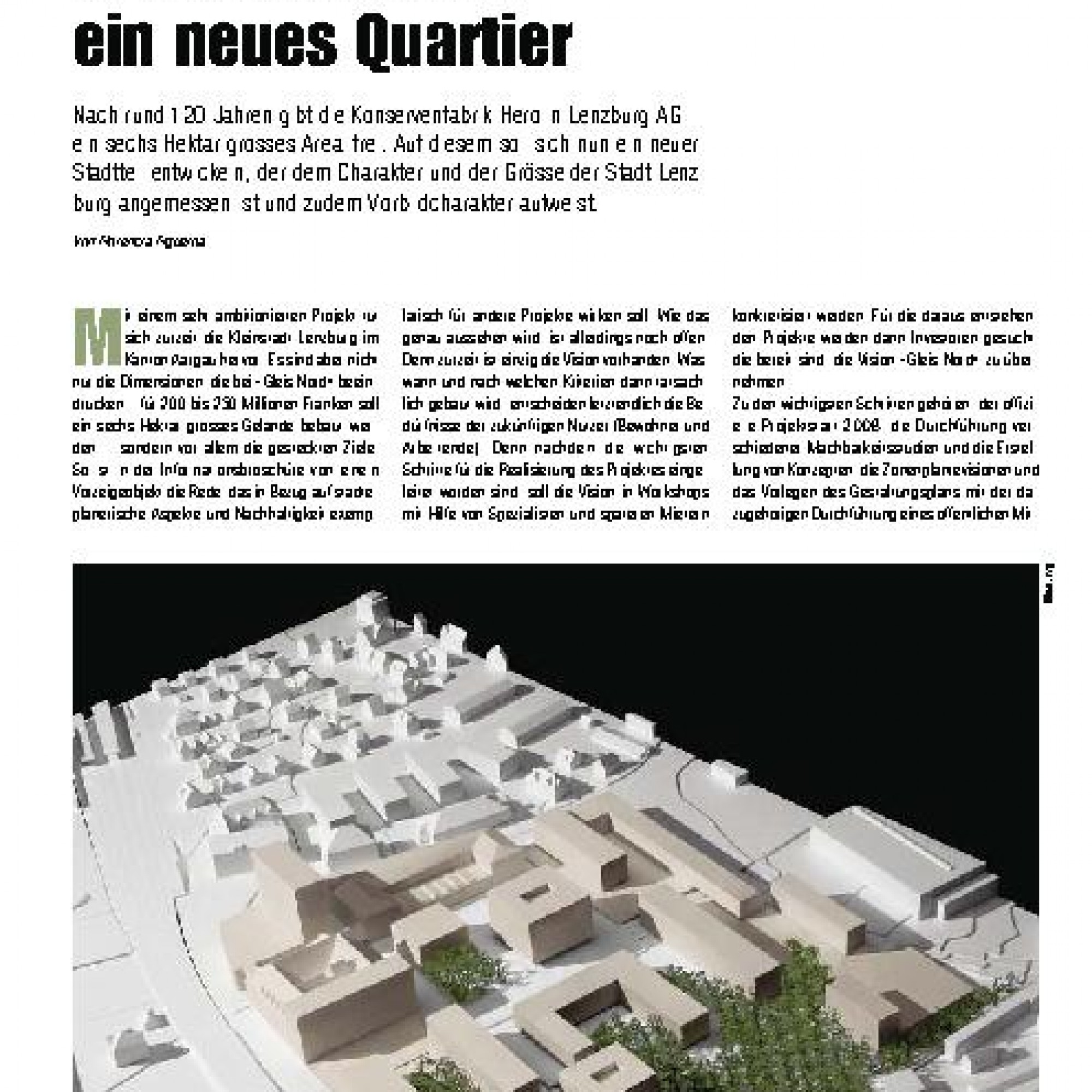 Eine Stadt Erhält Ein Neues Quartier | Baublatt