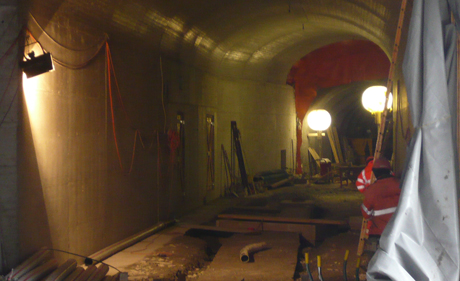 Der alte Kulmtunnel aus der Napoleon-Zeit.